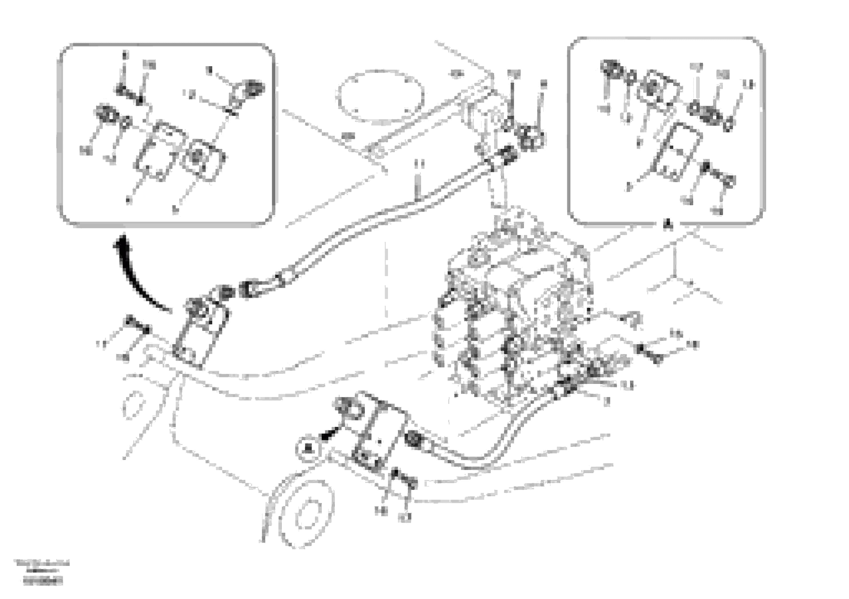 Схема запчастей Volvo EC290B - 40689 Working hydraulic, hammer and shear for upper EC290B