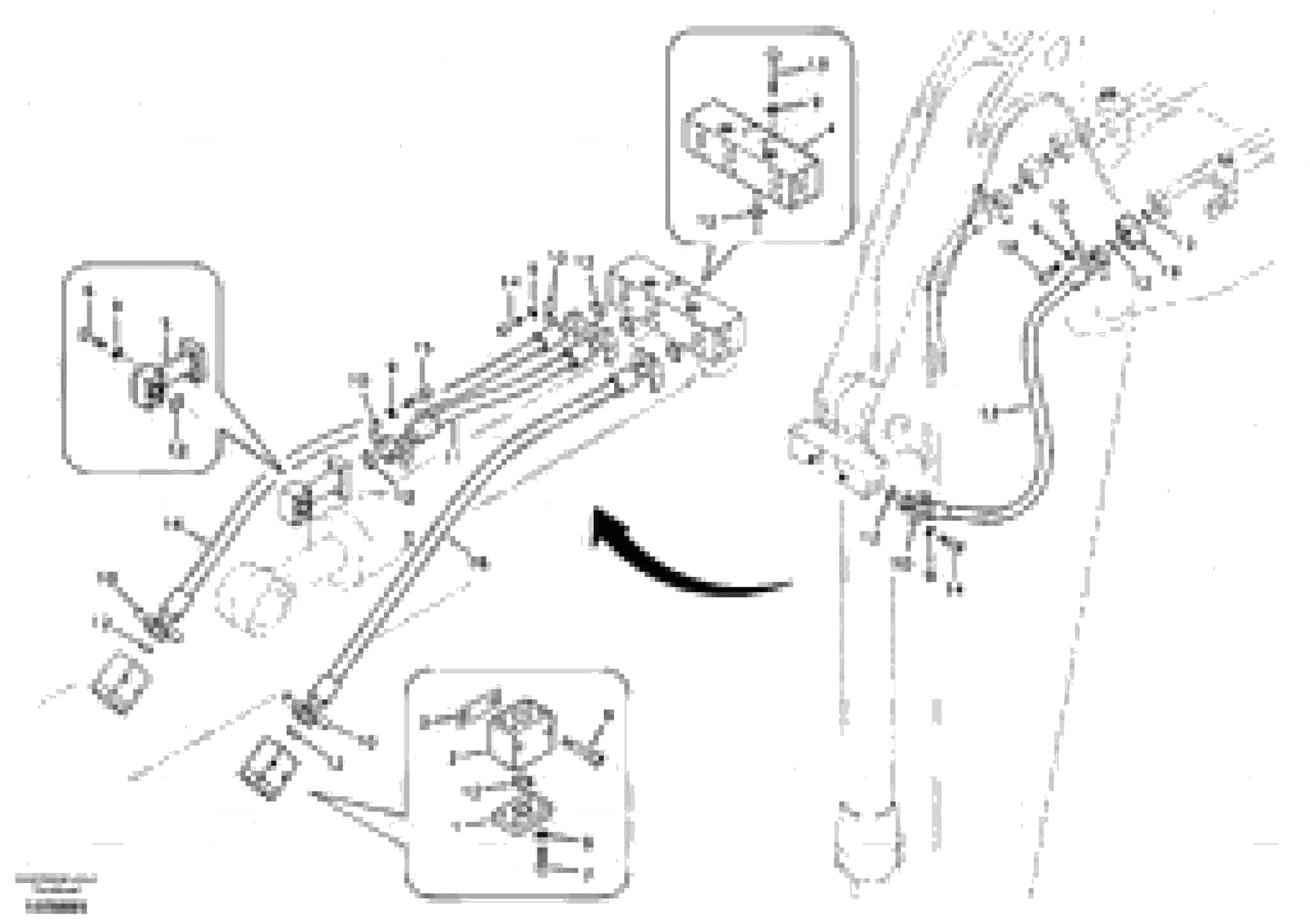 Схема запчастей Volvo EC360B - 93333 Working hydraulic, clamshell EC360B SER NO INT 12152- EU&NA 80001-