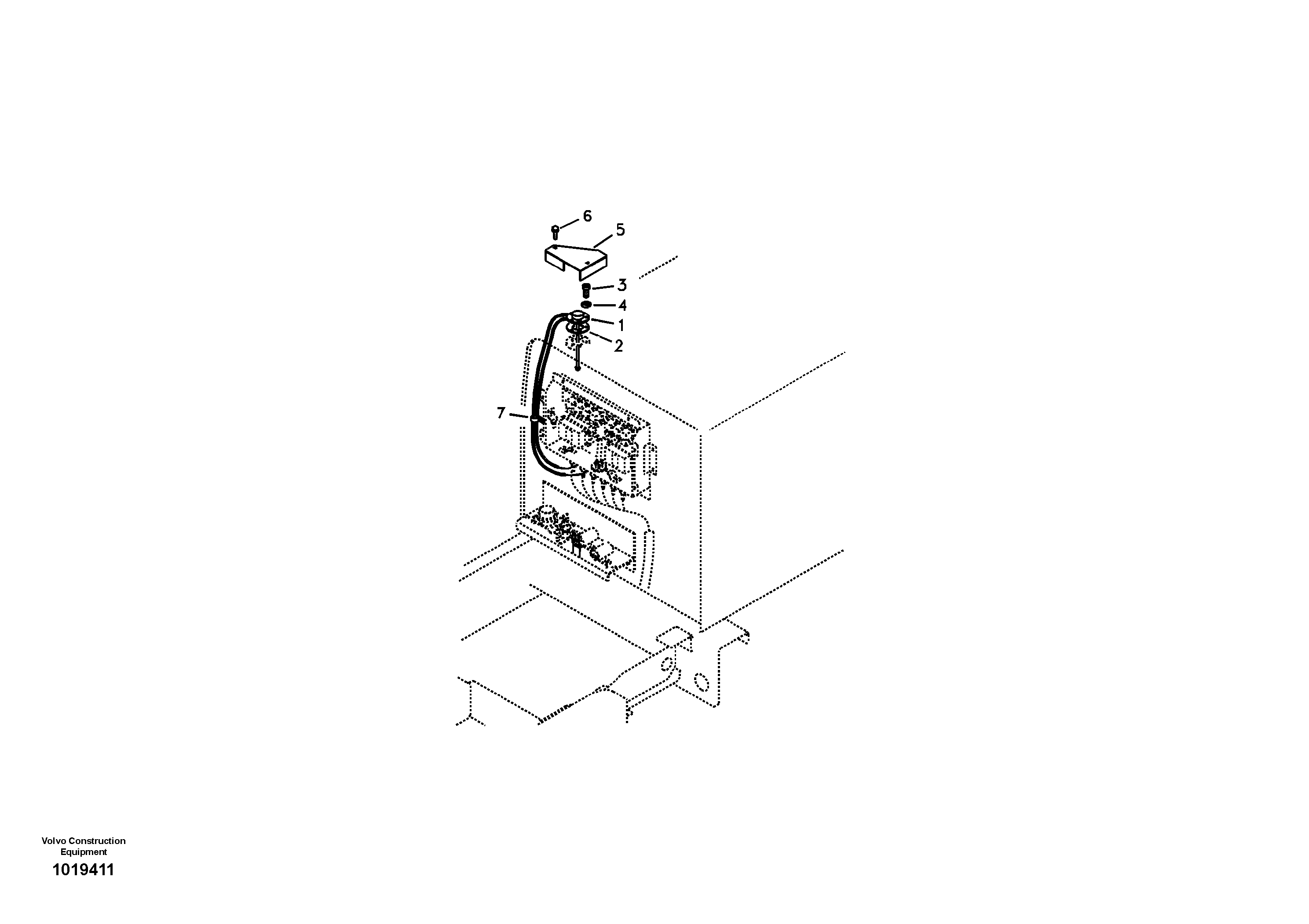 Схема запчастей Volvo EC360B - 94497 Electrical sensor EC360B SER NO INT 12152- EU&NA 80001-