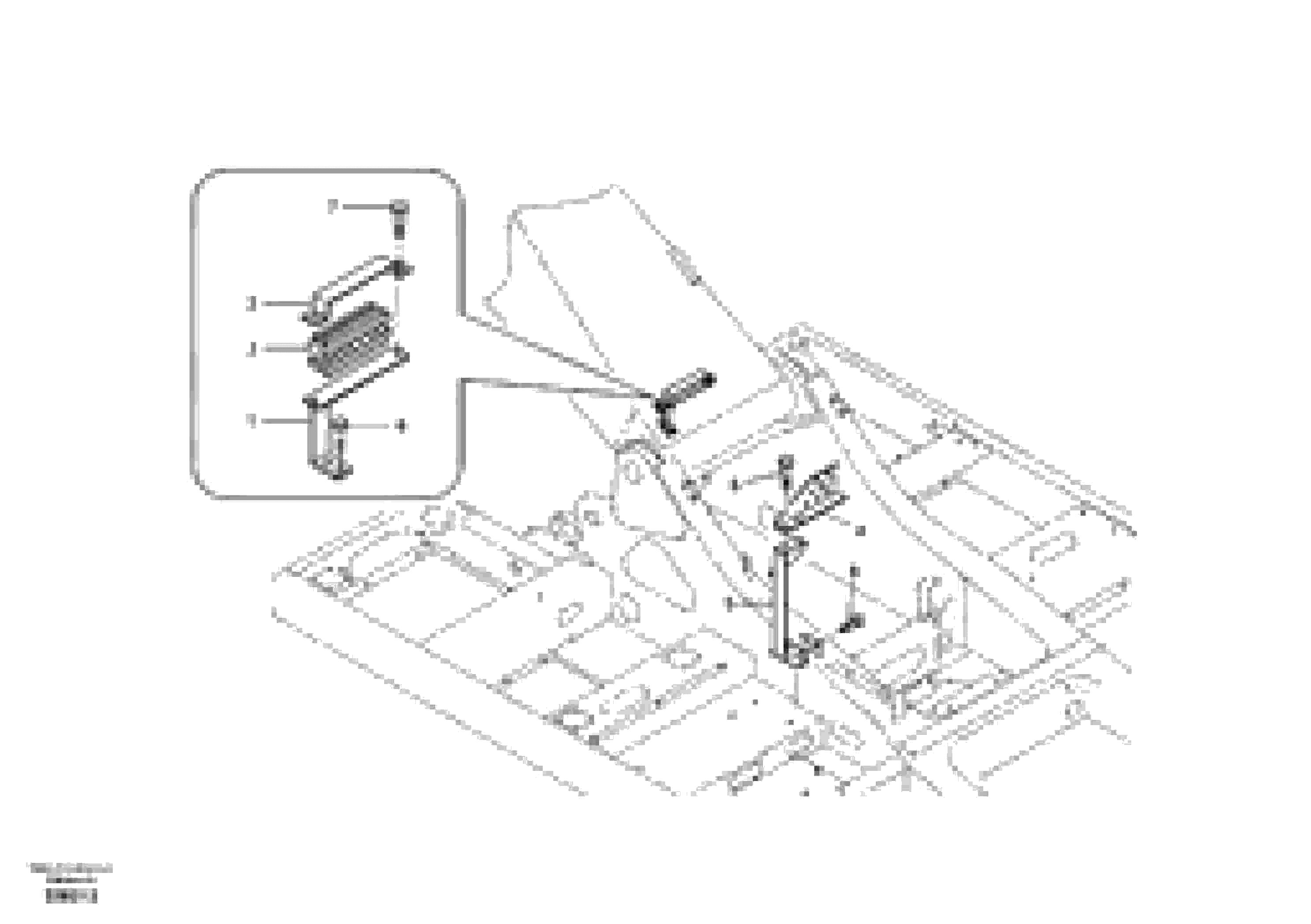 Схема запчастей Volvo EC360B - 87402 Hydraulic lines bracket-quickfit, rotator, hose repture EC360B SER NO INT 12152- EU&NA 80001-