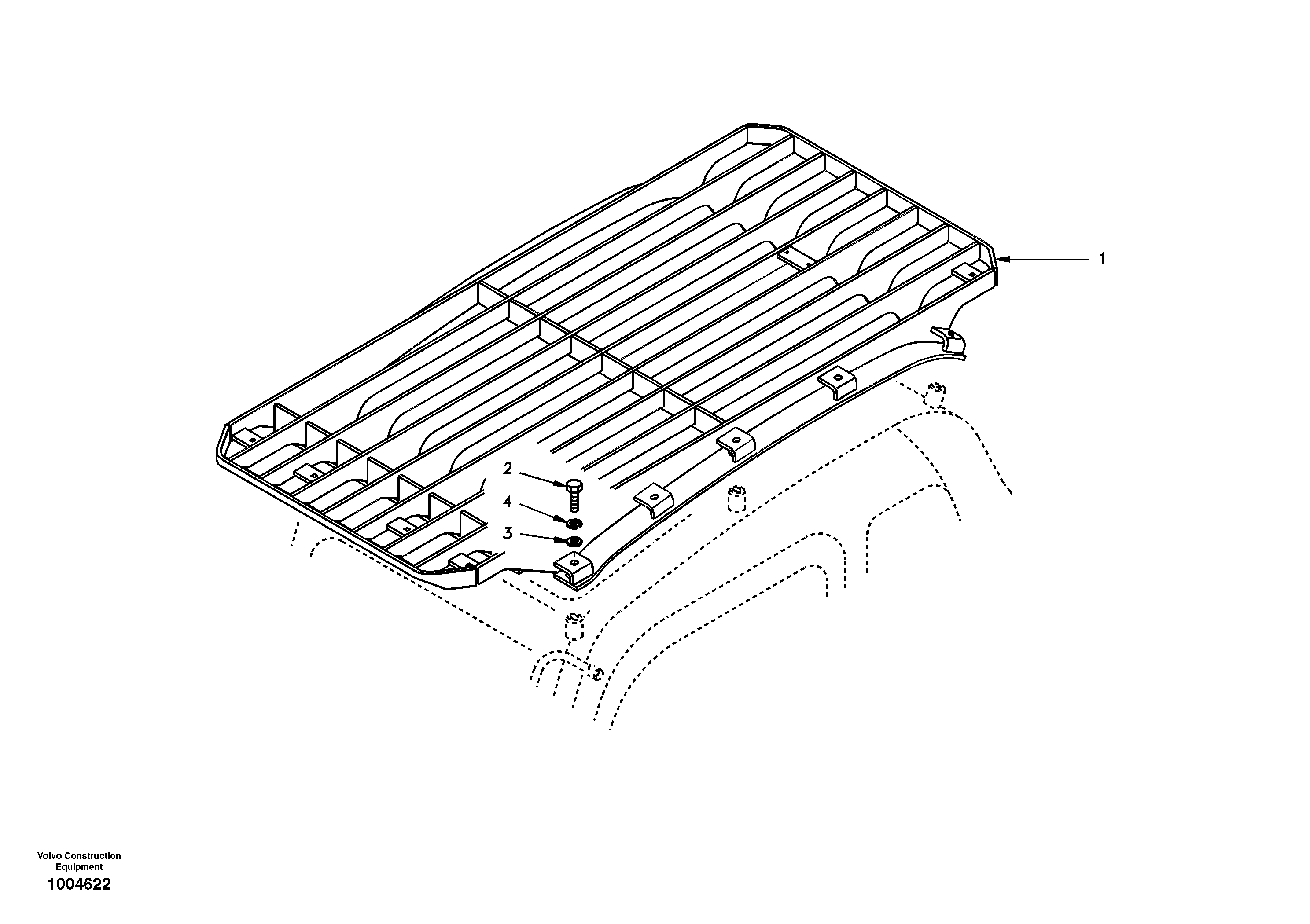 Схема запчастей Volvo EW170 - 33972 Fops, protecting equipment EW170 & EW180 SER NO 3031-