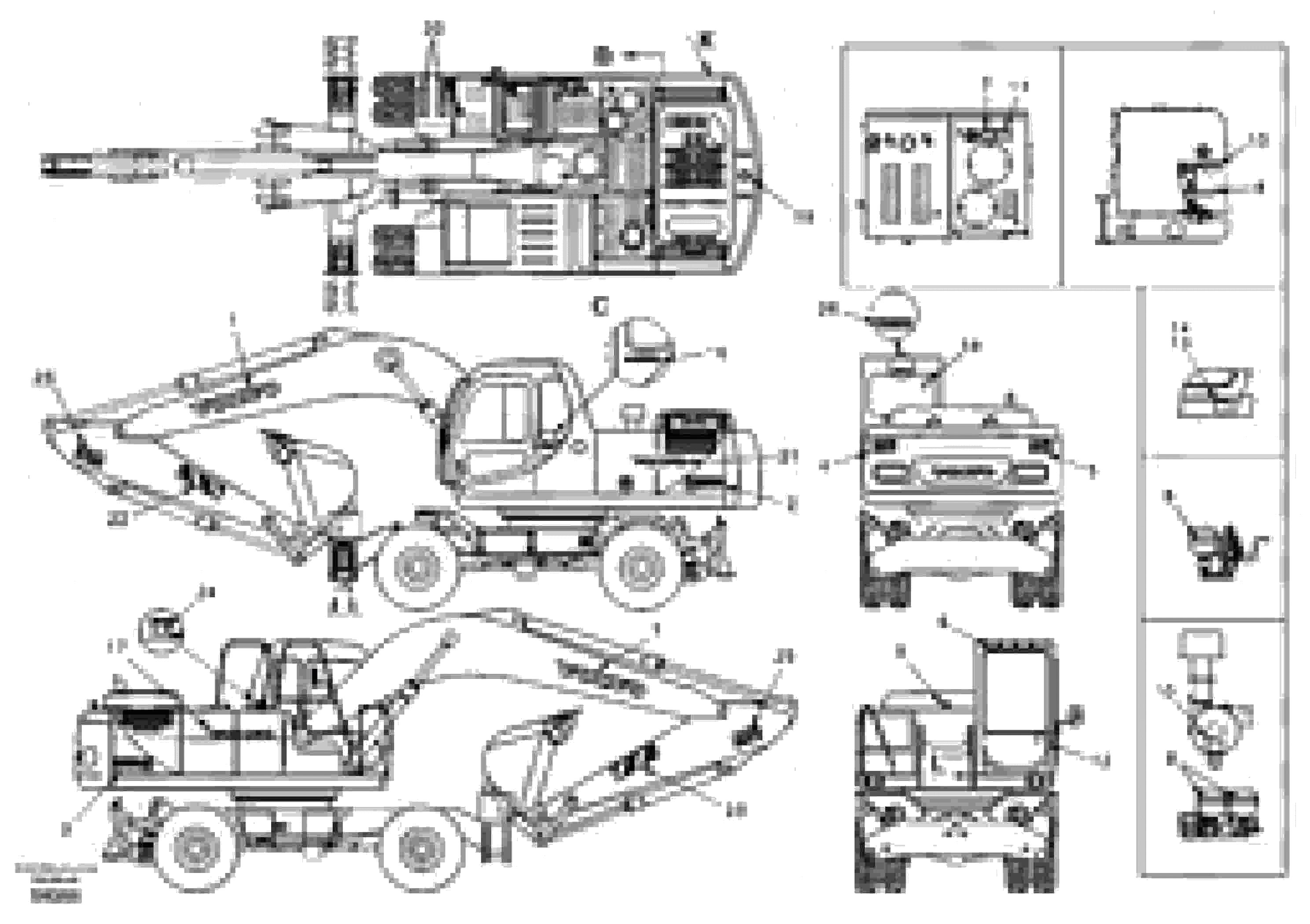 Схема запчастей Volvo EW170 - 37395 Decal, outer location EW170 SER NO 3031-