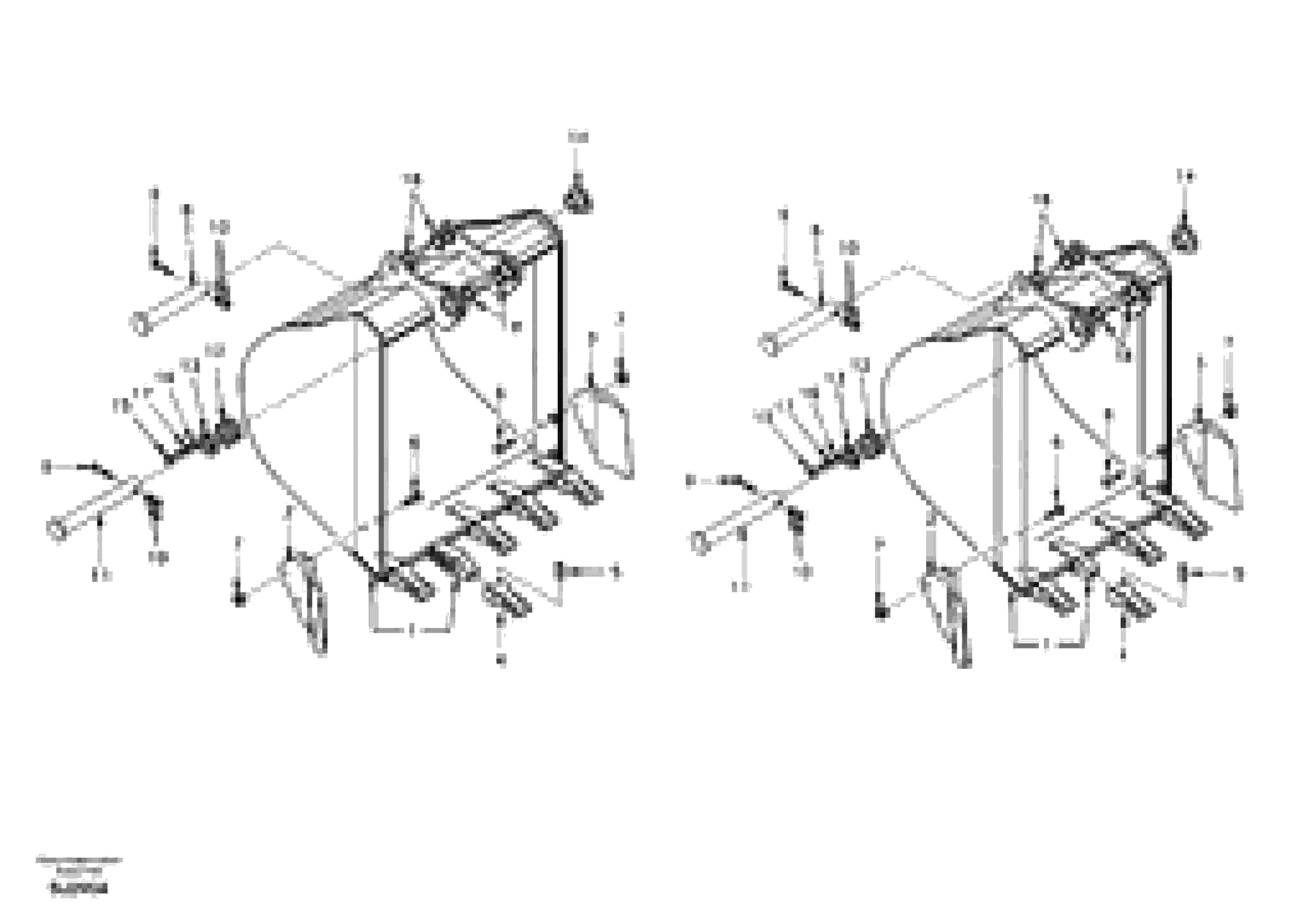 Схема запчастей Volvo EW170 - 36522 Ковш EW170 & EW180 SER NO 3031-
