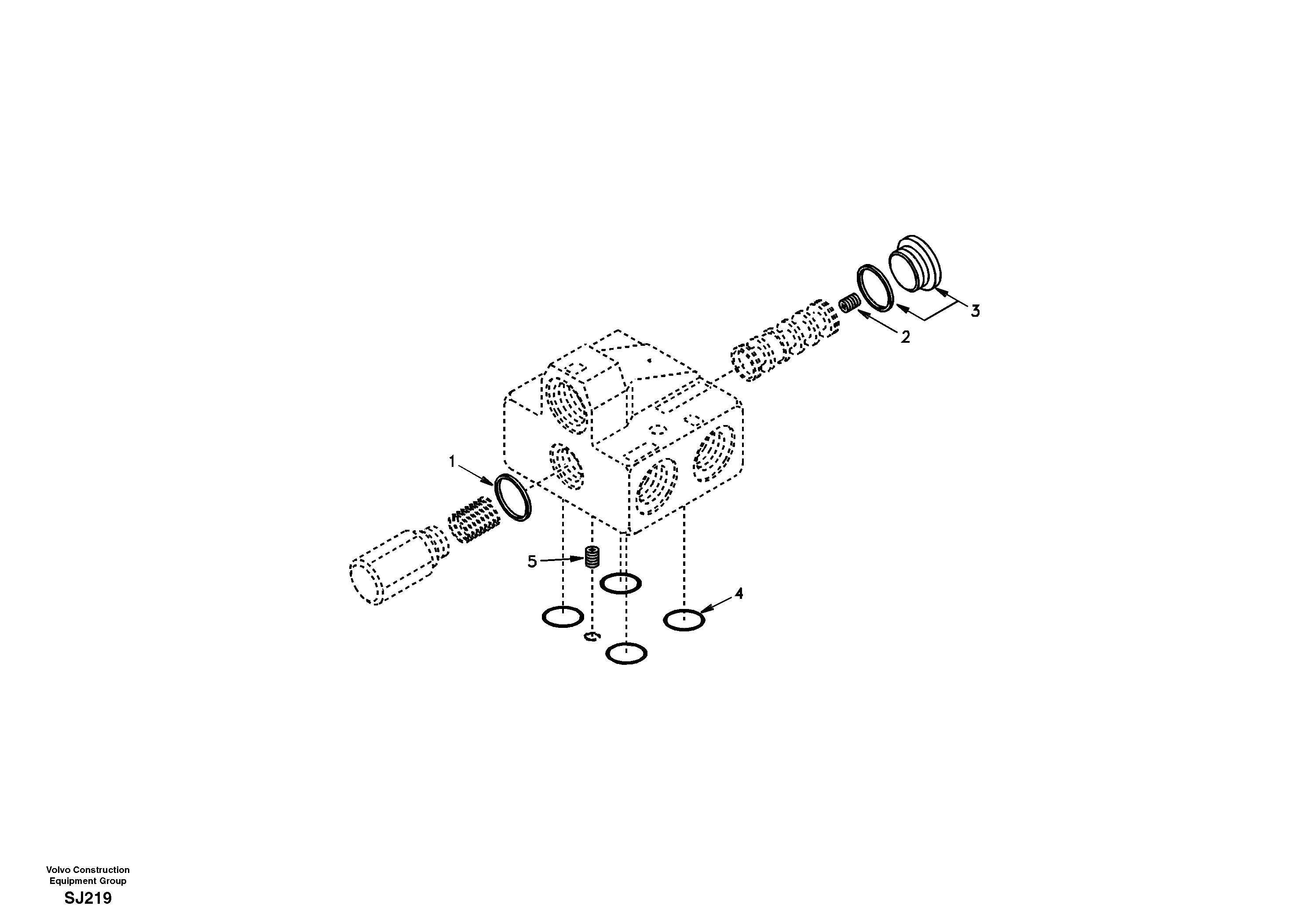 Схема запчастей Volvo EW170 - 28711 Датчик EW170 & EW180 SER NO 3031-