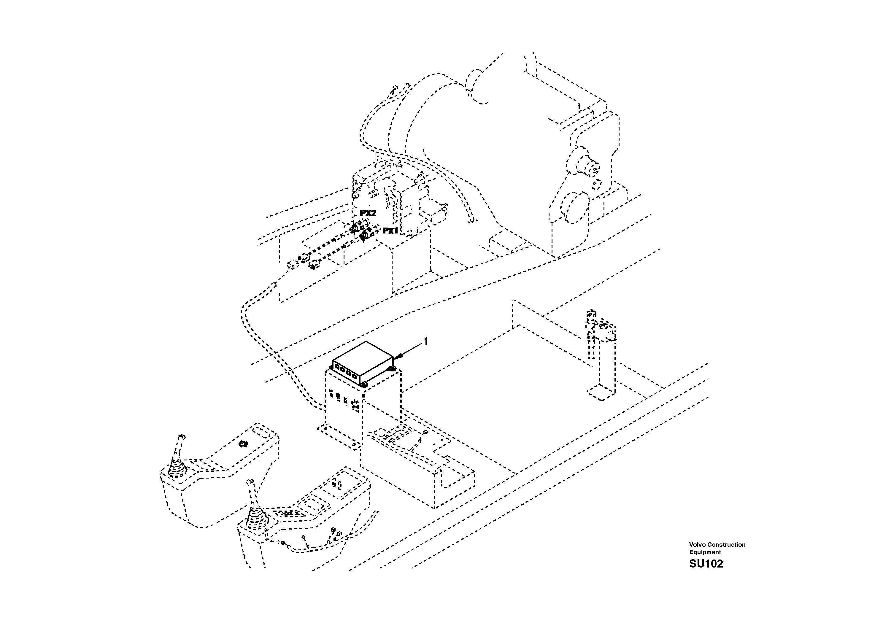 Схема запчастей Volvo EC210 - 17972 Electronic unit EC210 APPENDIX FORESTRY VERSION