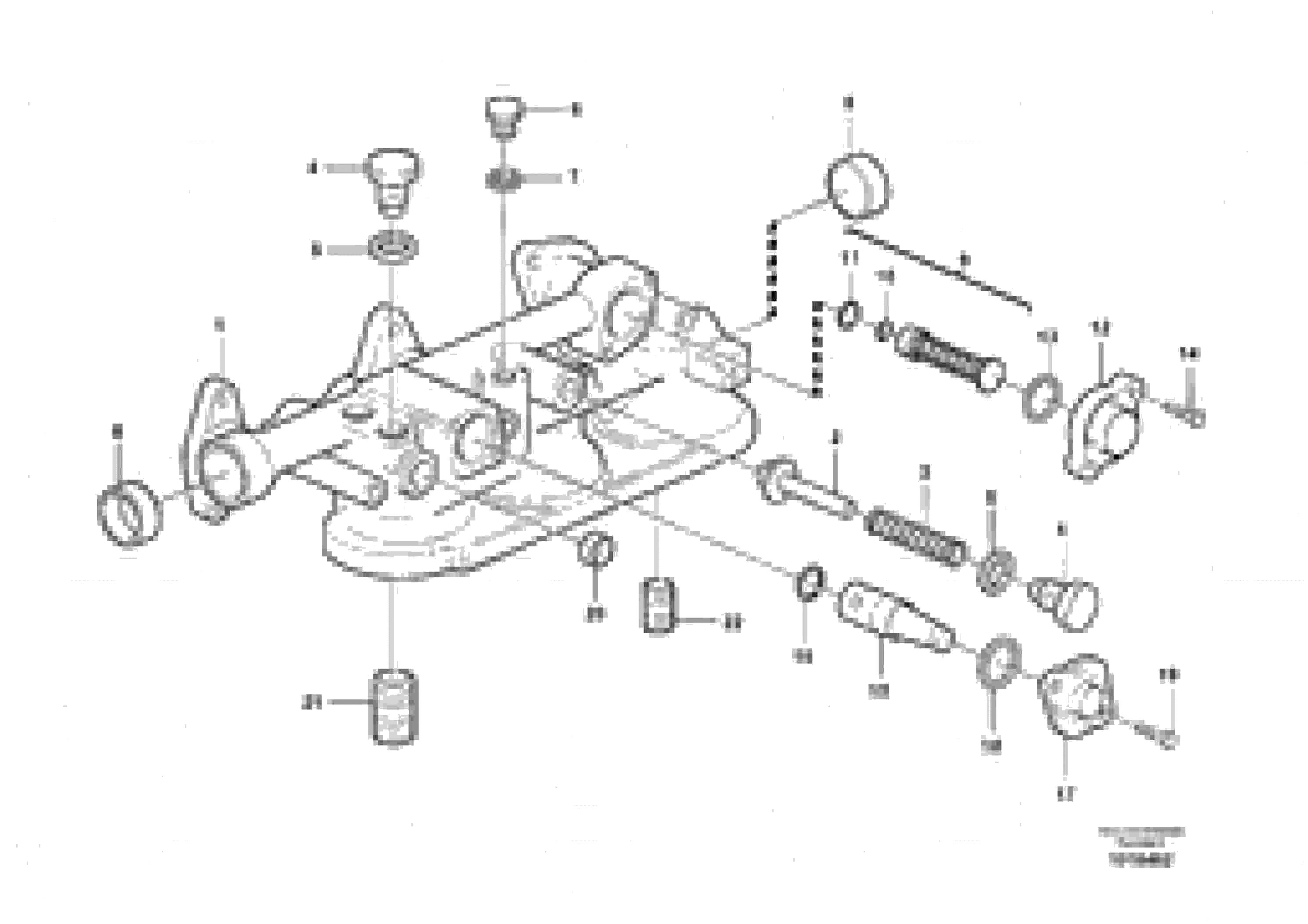 Схема запчастей Volvo EC460B - 14353 Oil filter housing EC460B SER NO INT 11515- EU&NA 80001-