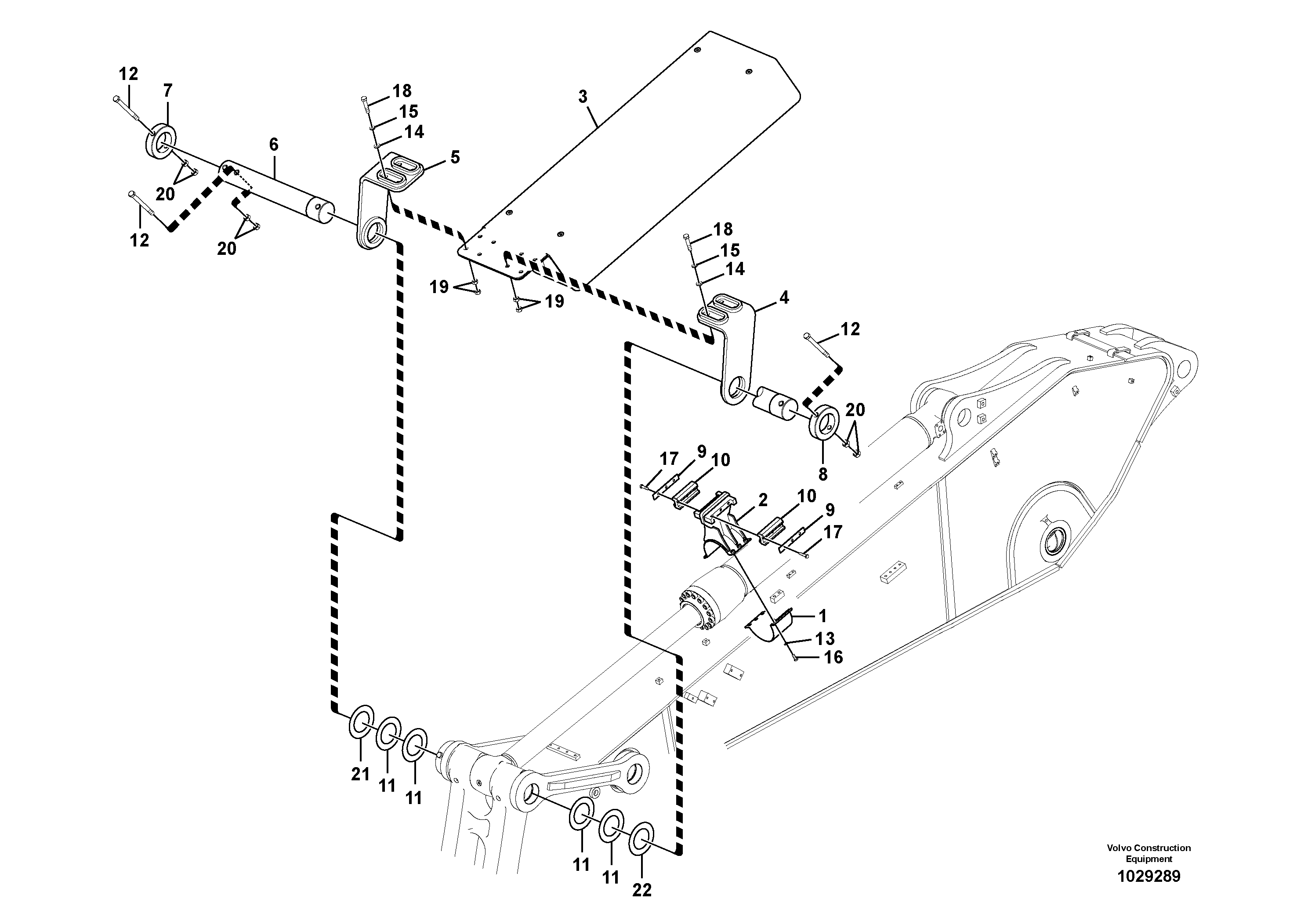 Схема запчастей Volvo EC460B - 83891 Protecting plate EC460B PRIME S/N 15001-/85001-