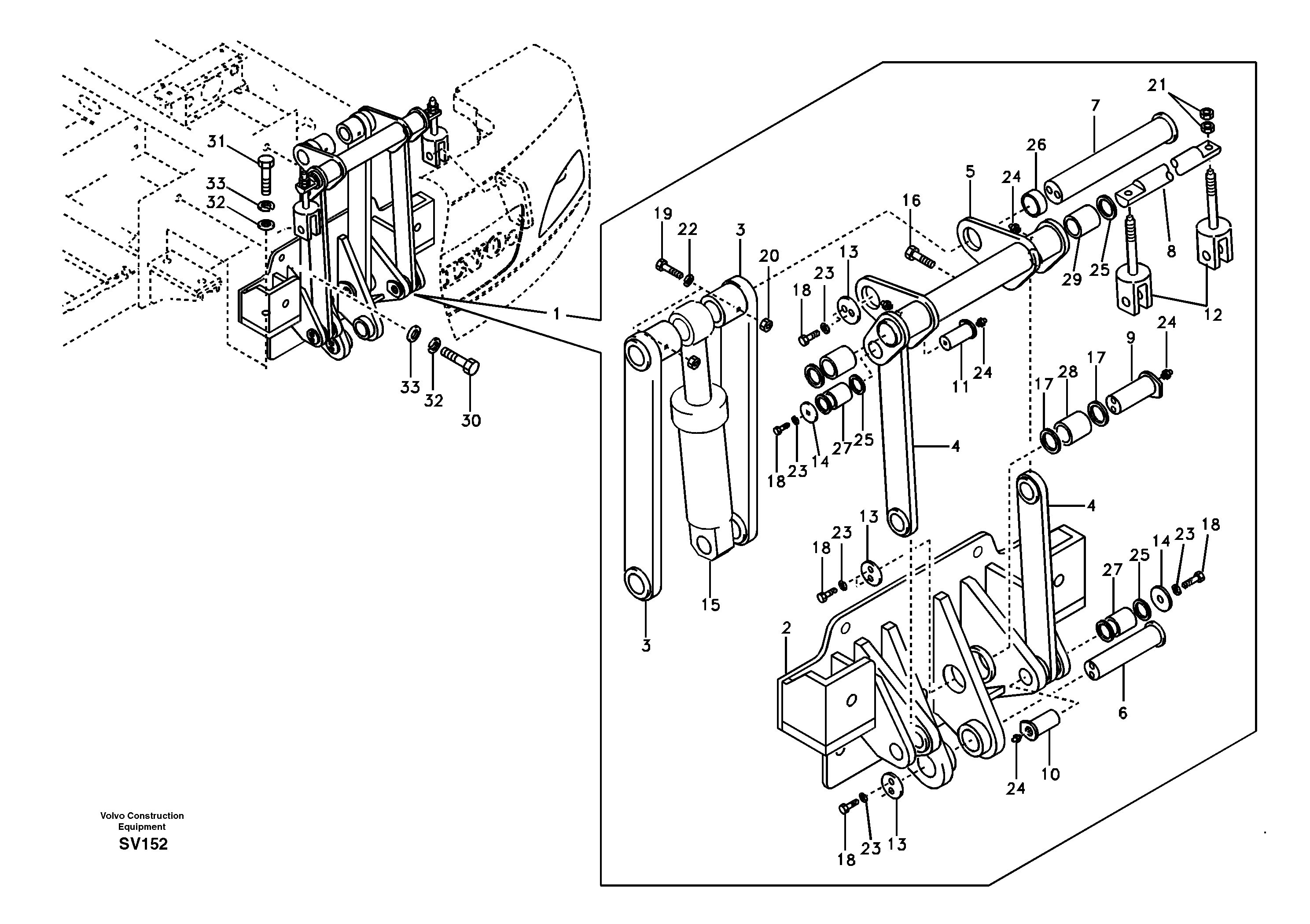Схема запчастей Volvo EC460B - 77432 Removal Counterweight, Assembly EC460B