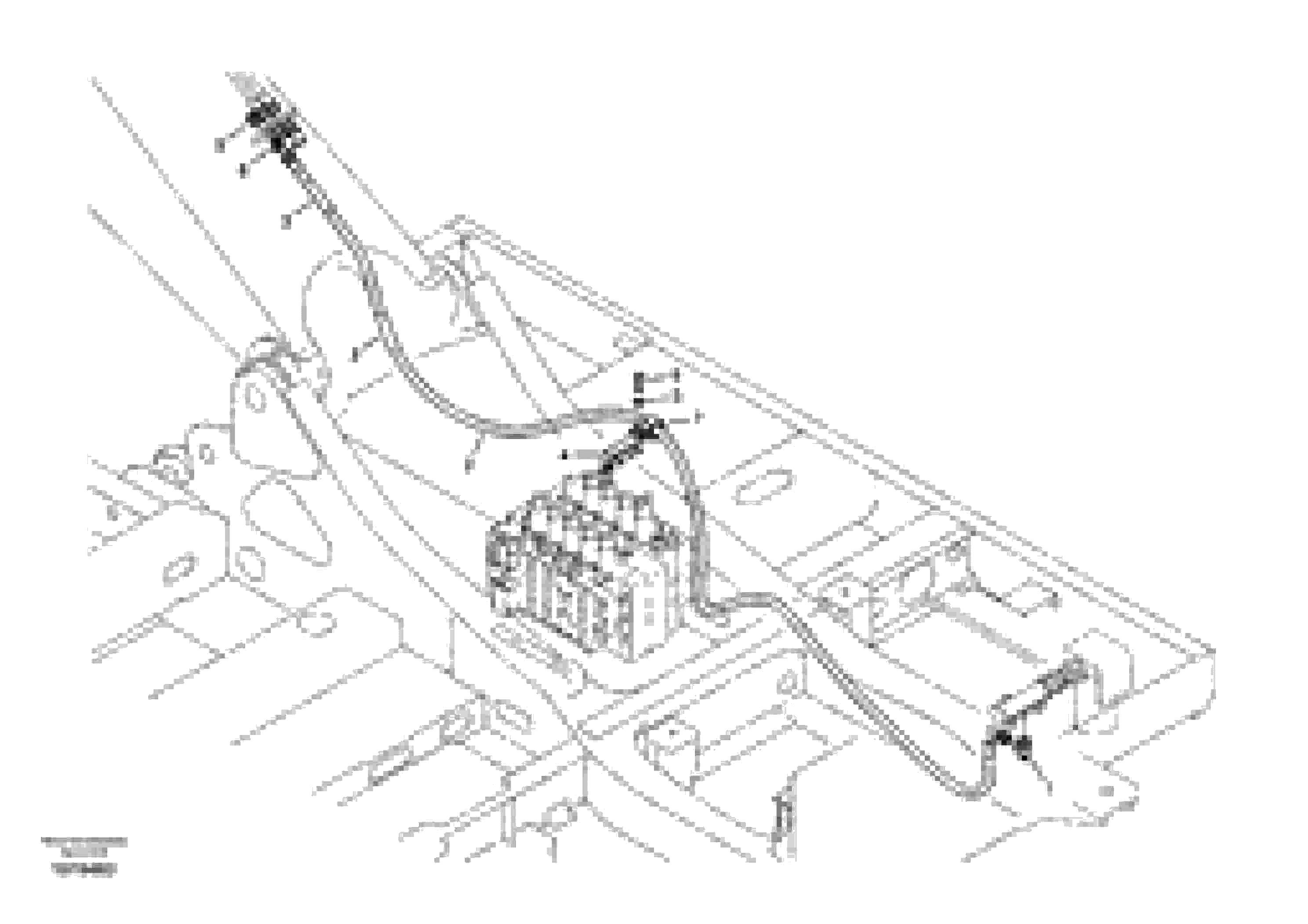 Схема запчастей Volvo EC460B - 13505 Working Hydraulic, Oil Leak On Upper Frame EC460B SER NO INT 11515- EU&NA 80001-