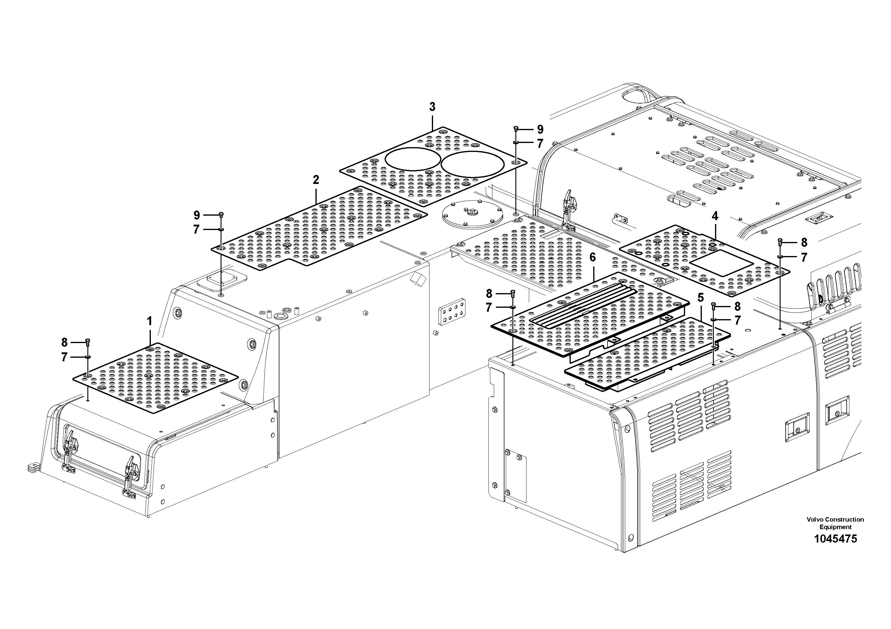 Схема запчастей Volvo EC460B - 83340 Anti slip EC460B PRIME S/N 15001-/85001-