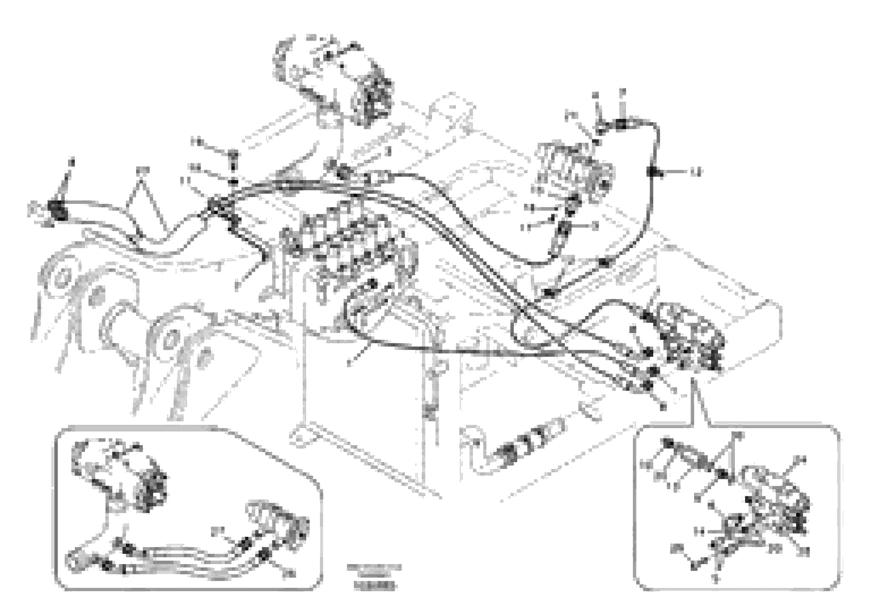 Схема запчастей Volvo EC460B - 48274 Working hydraulic, slope and rotator on upper frame EC460B SER NO INT 11515- EU&NA 80001-