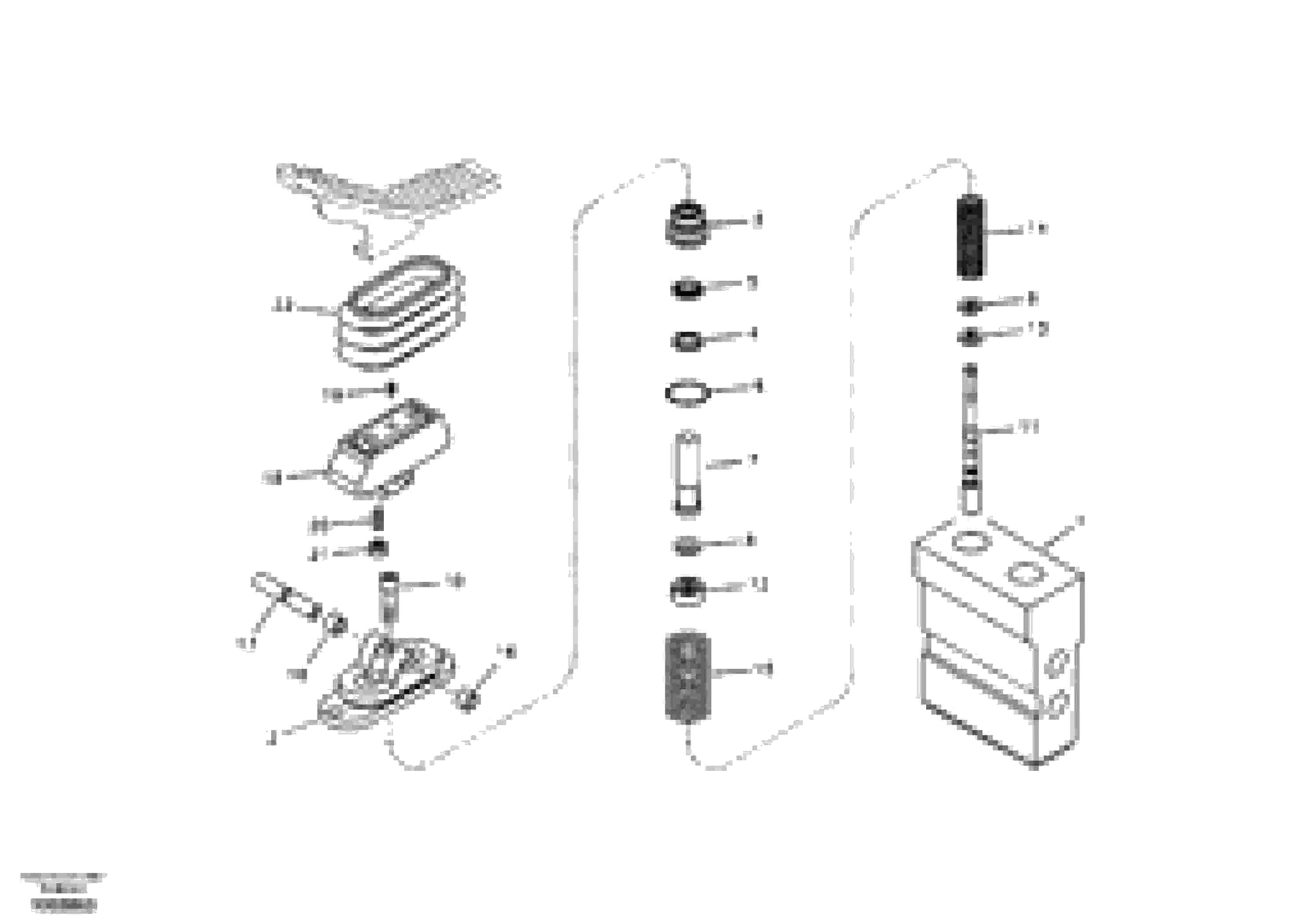 Схема запчастей Volvo EC460B - 50811 Working hydraulic, remote control valve pedal for hammer and shear EC460B