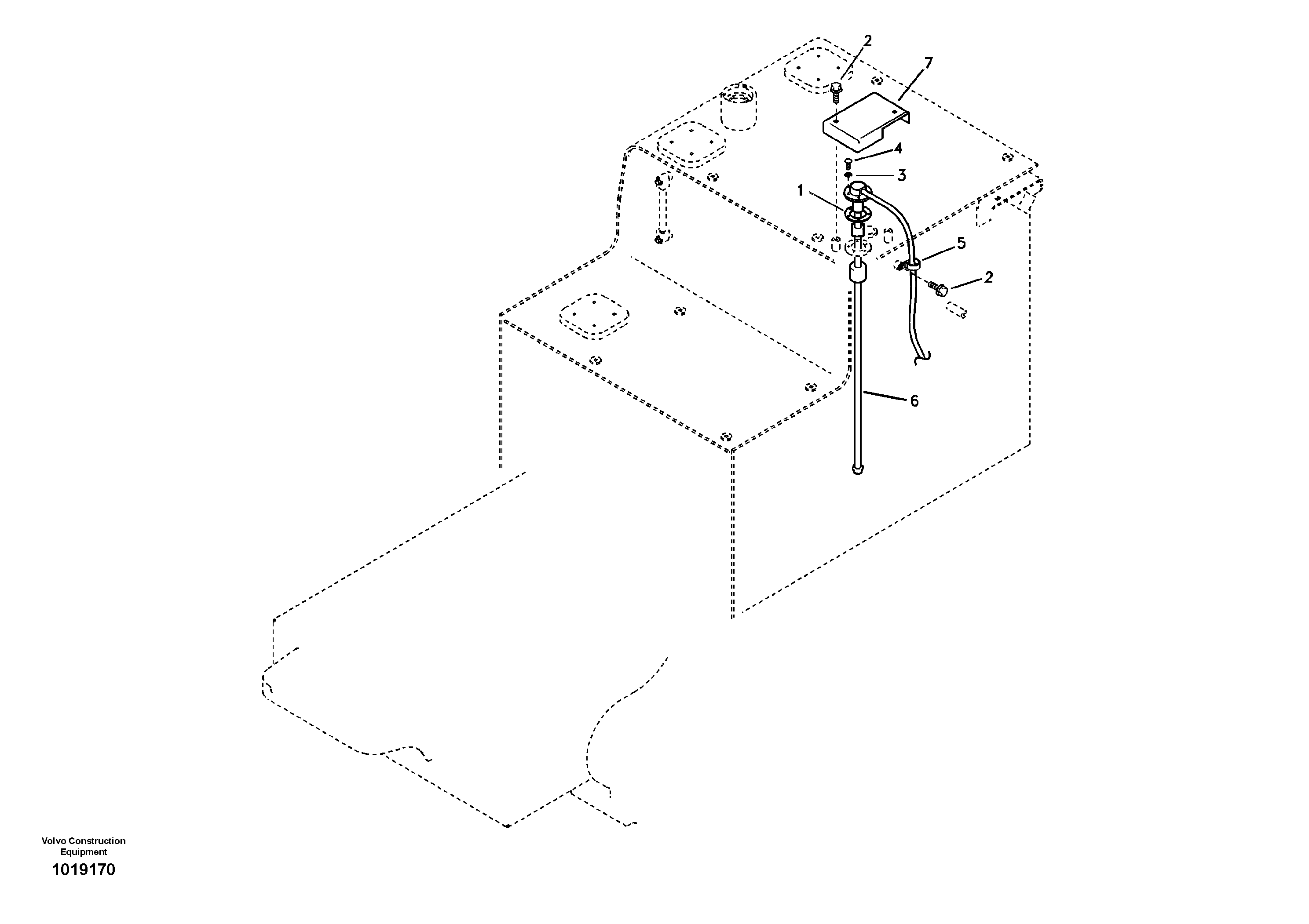 Схема запчастей Volvo EC700B - 25633 Electrical sensor EC700B