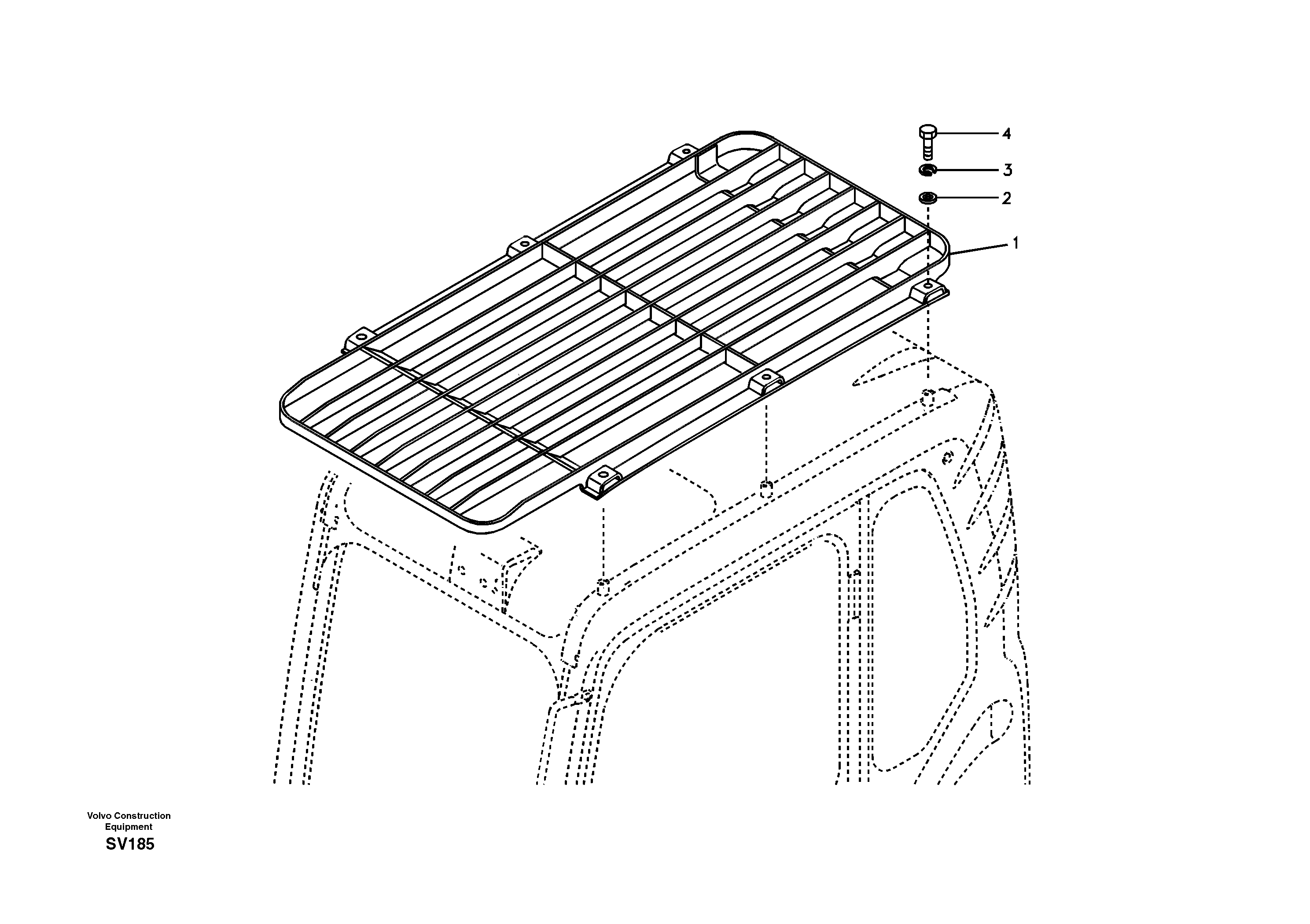 Схема запчастей Volvo EC700B - 24547 Fops, protecting equipment EC700B