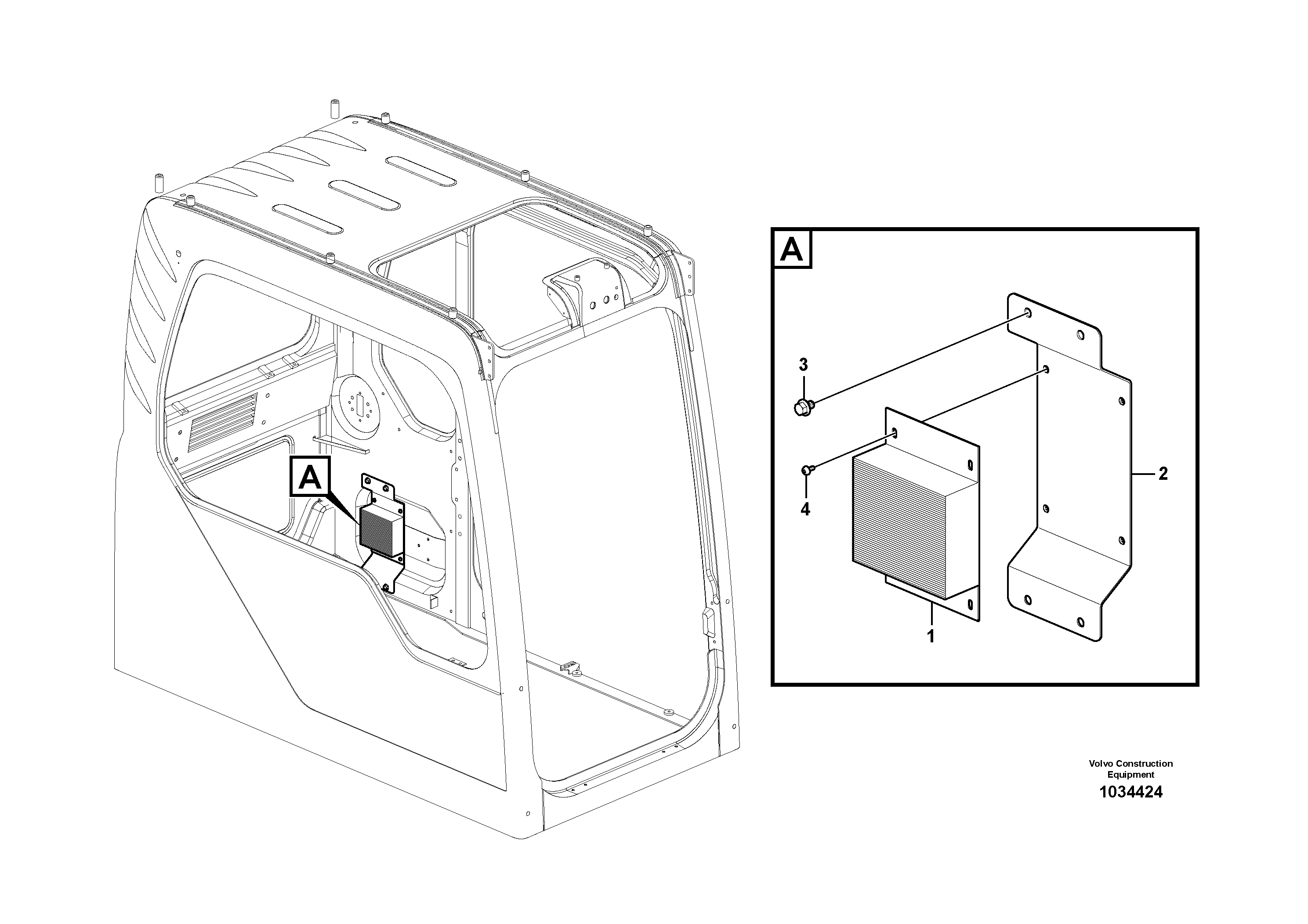 Схема запчастей Volvo EC700B - 18638 Electronic unit EC700BHR HIGH REACH DEMOLITION
