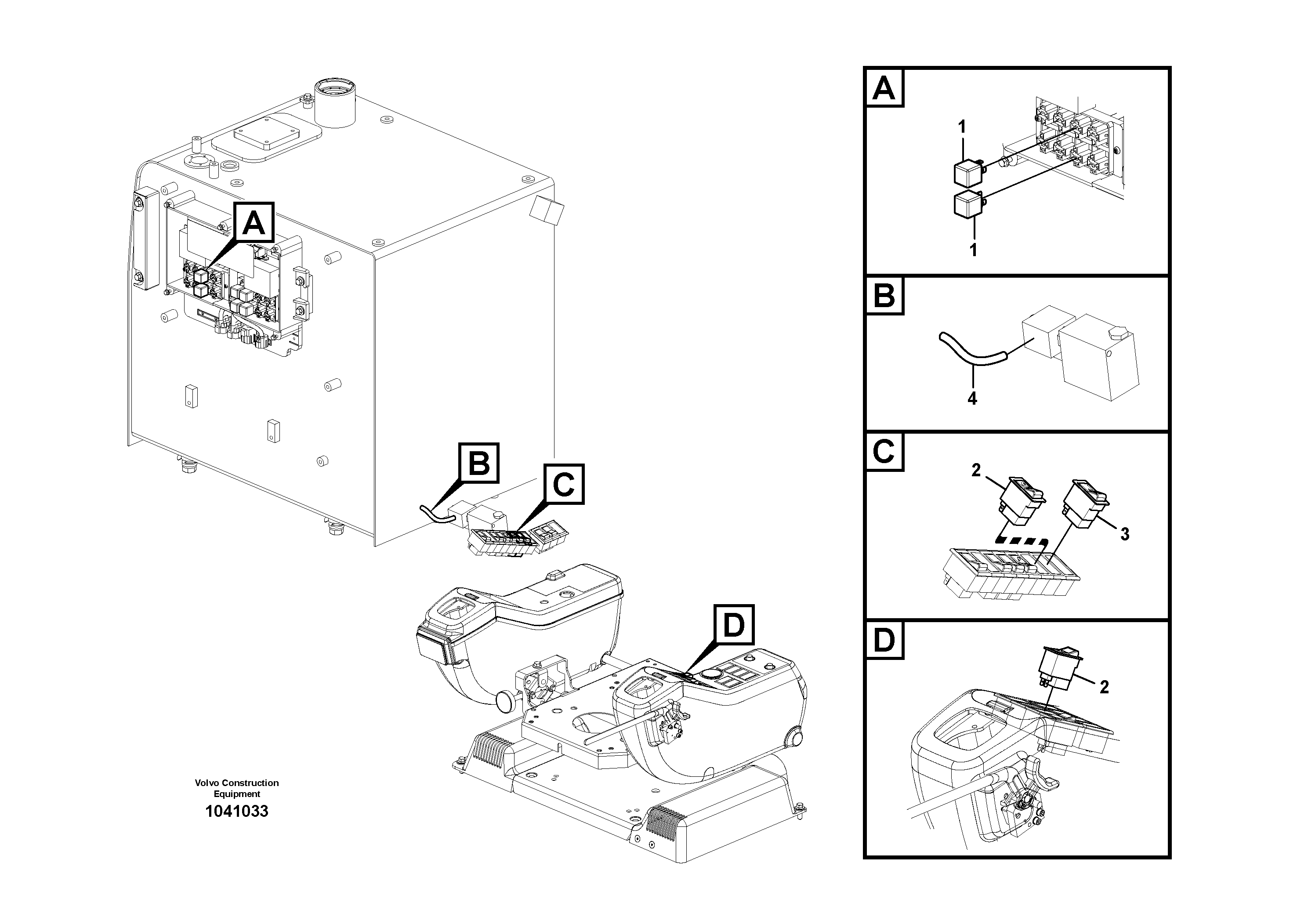 Схема запчастей Volvo EC700B - 61358 Electronic unit EC700BHR HIGH REACH DEMOLITION