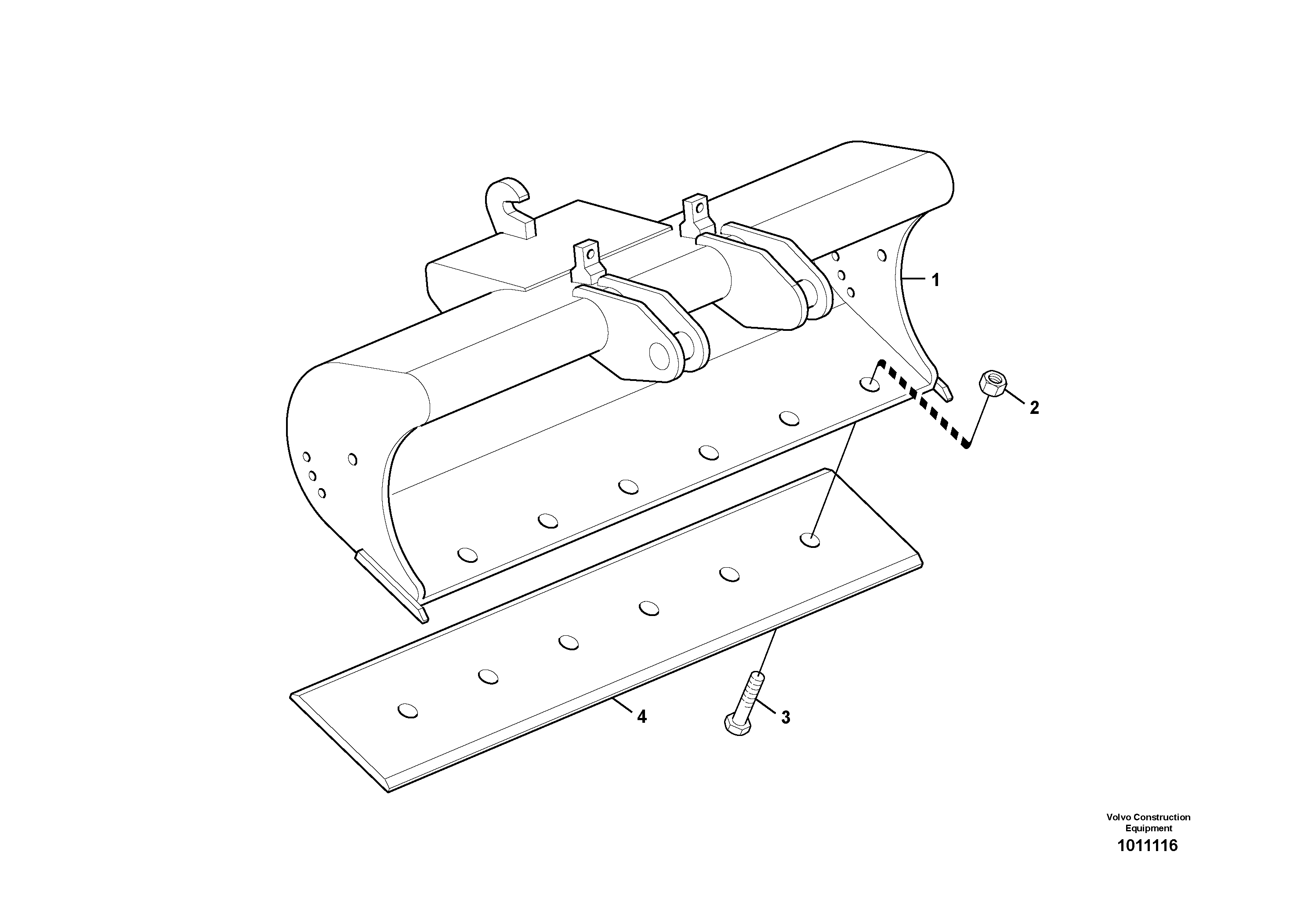 Схема запчастей Volvo EC700B - 96997 Buckets for Quickfit ATTACHMENTS ATTACHMENTS EXCAVATORS BUCKETS&HAMMERS, GEN. B/C