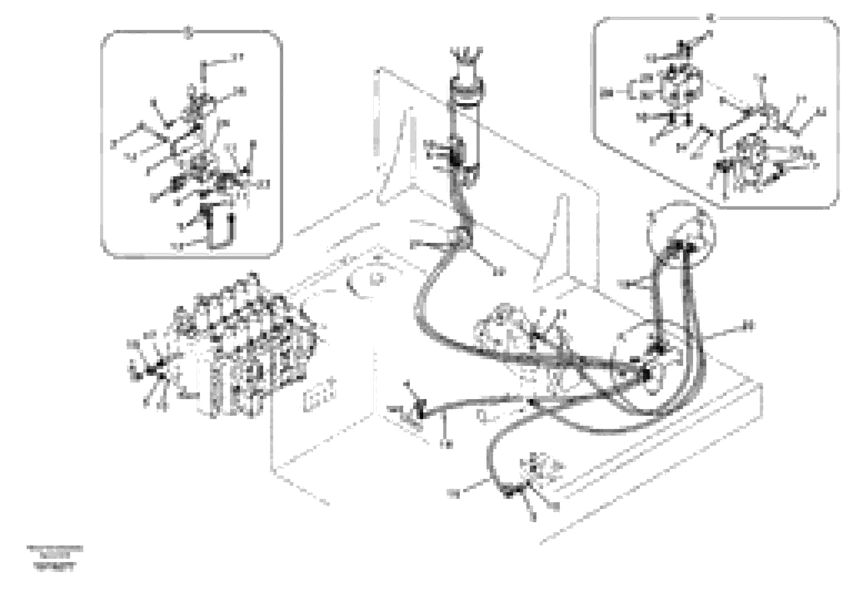 Схема запчастей Volvo EC700B - 104734 Working hydraulics, Removal Counterweight EC700B
