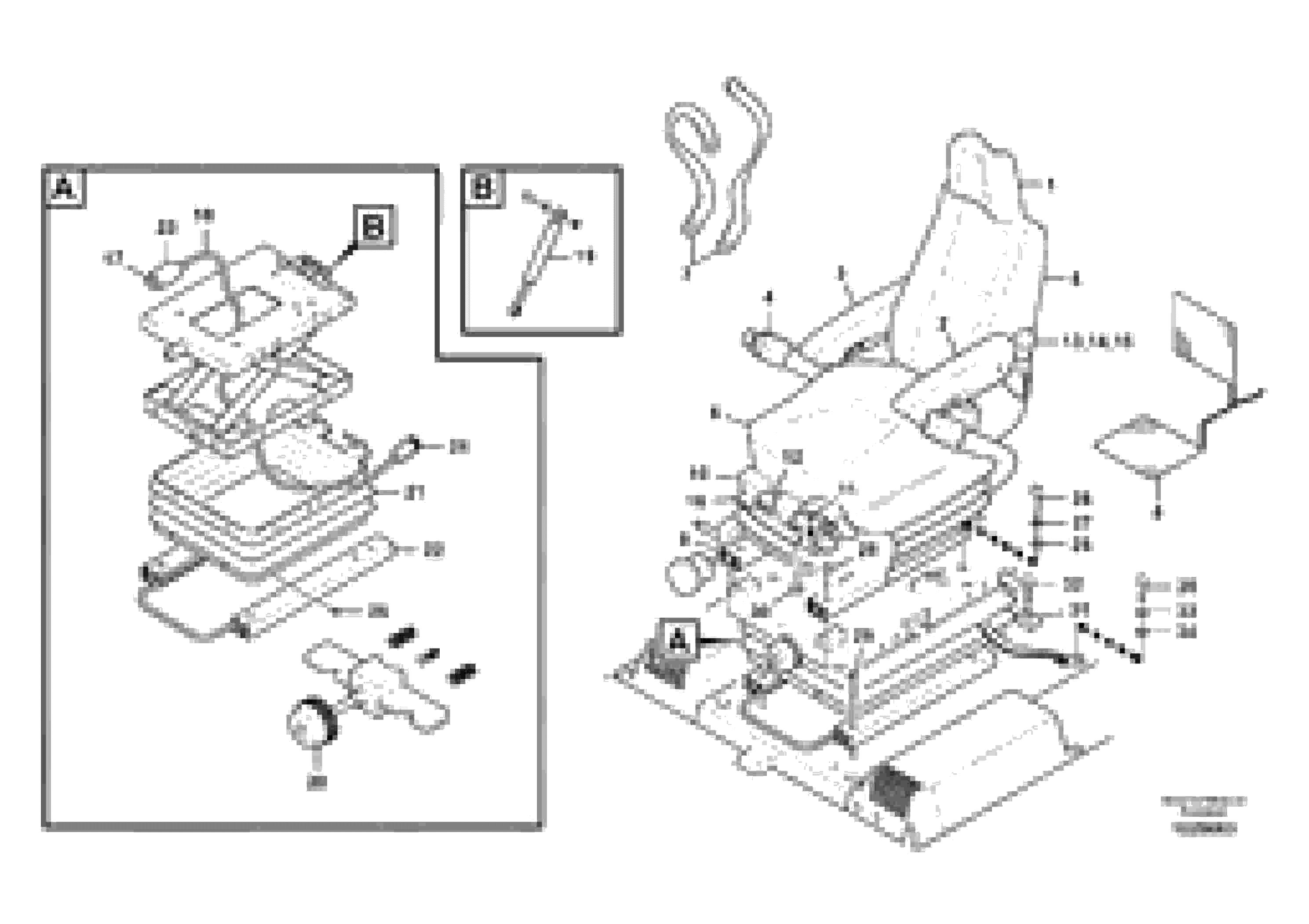 Схема запчастей Volvo EC700B - 65841 Operator seat with fitting parts EC700BHR HIGH REACH DEMOLITION