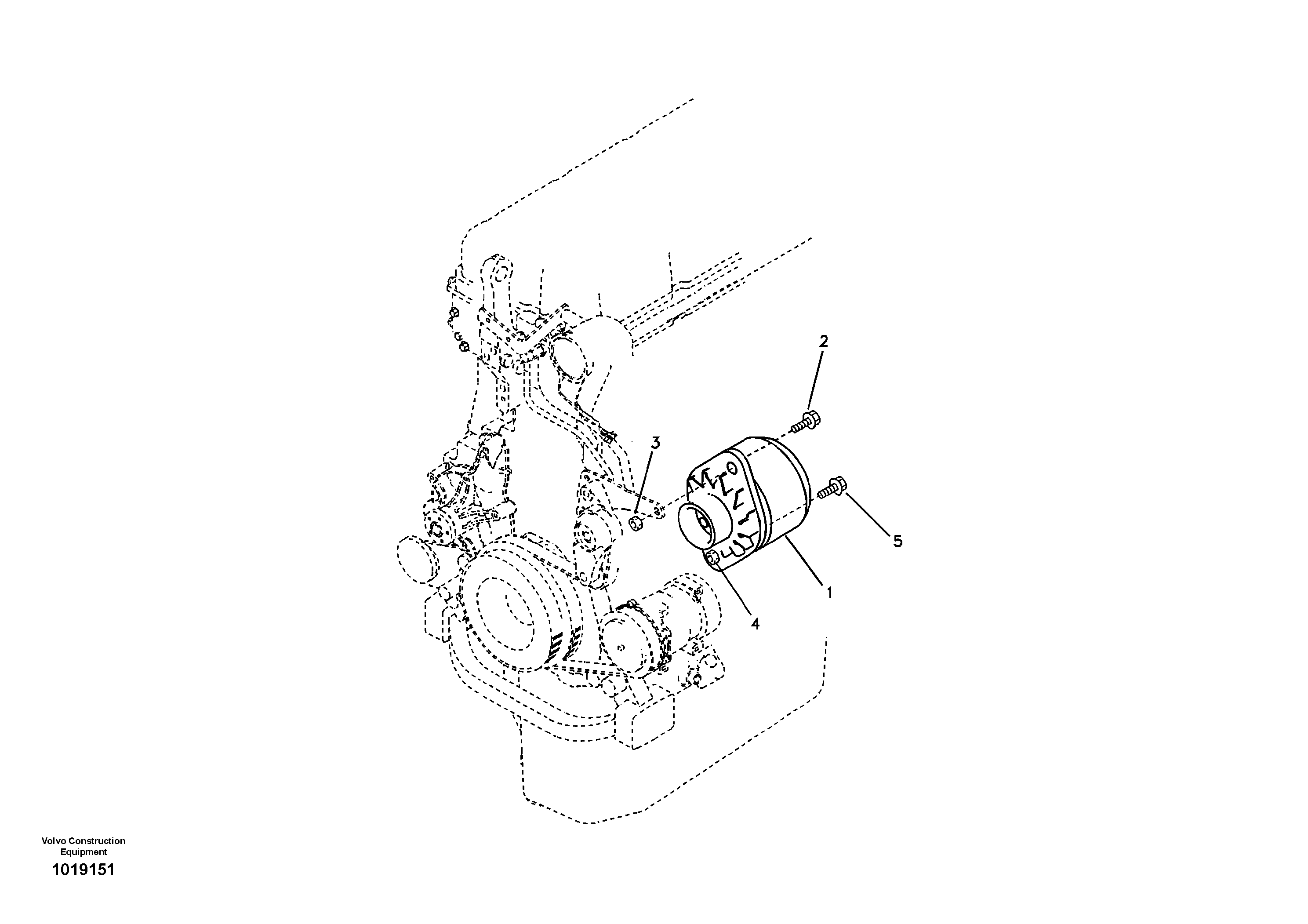 Схема запчастей Volvo EC700B - 106161 Alternator with assembling details EC700B