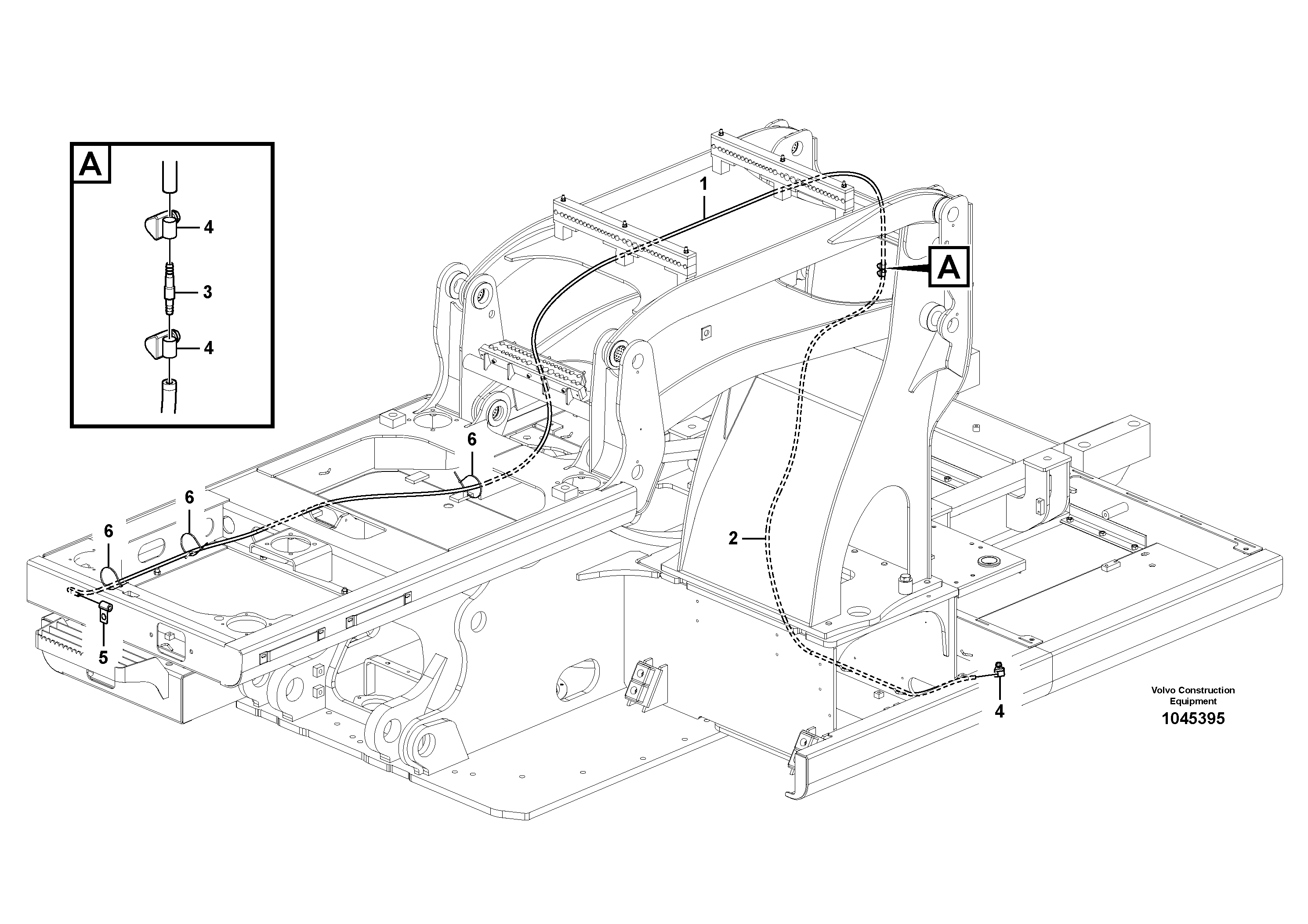 Схема запчастей Volvo EC210C - 56647 Lower wiper EC210C