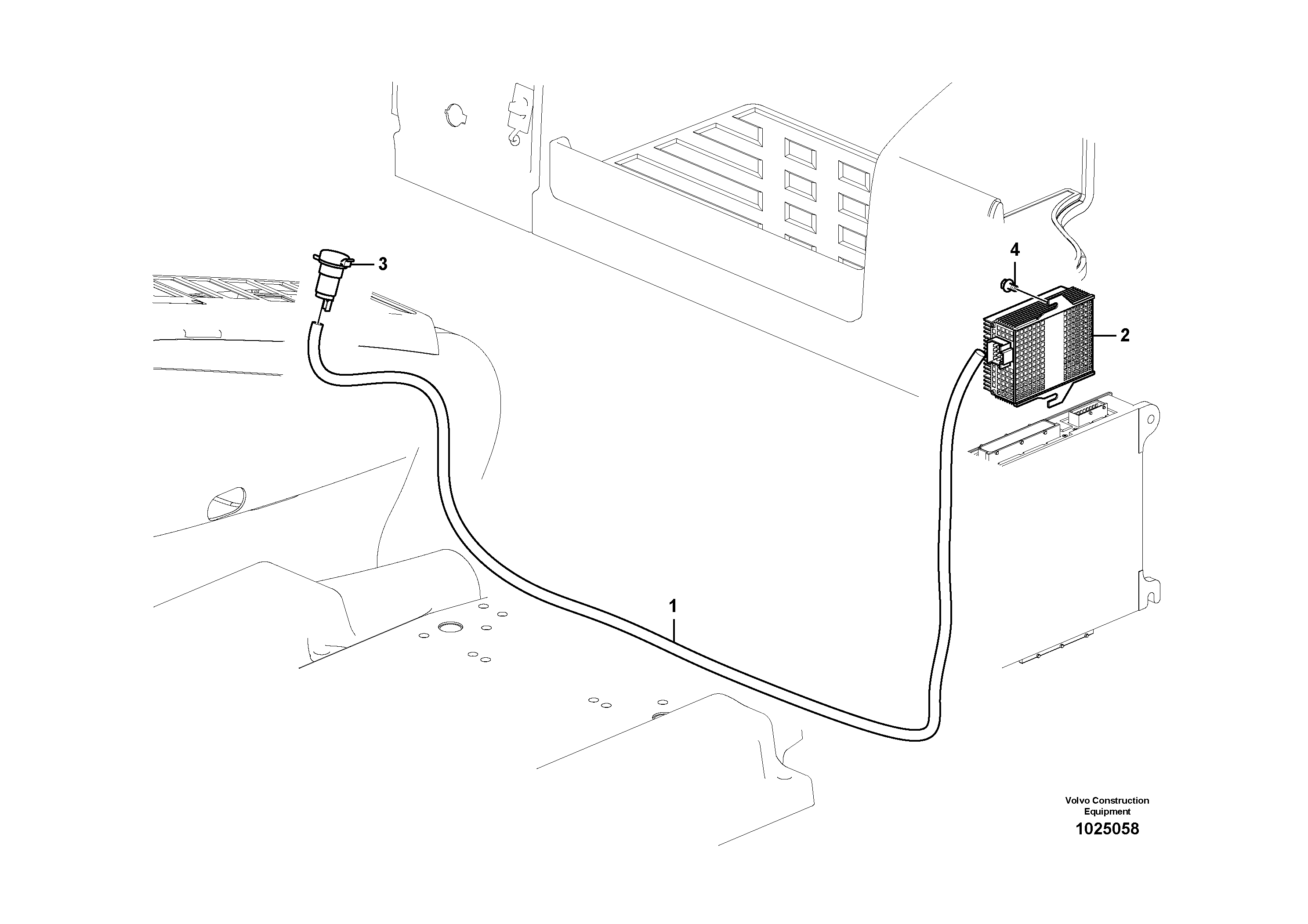 Схема запчастей Volvo EC210C - 18372 Cable harness, waste handler EC210C