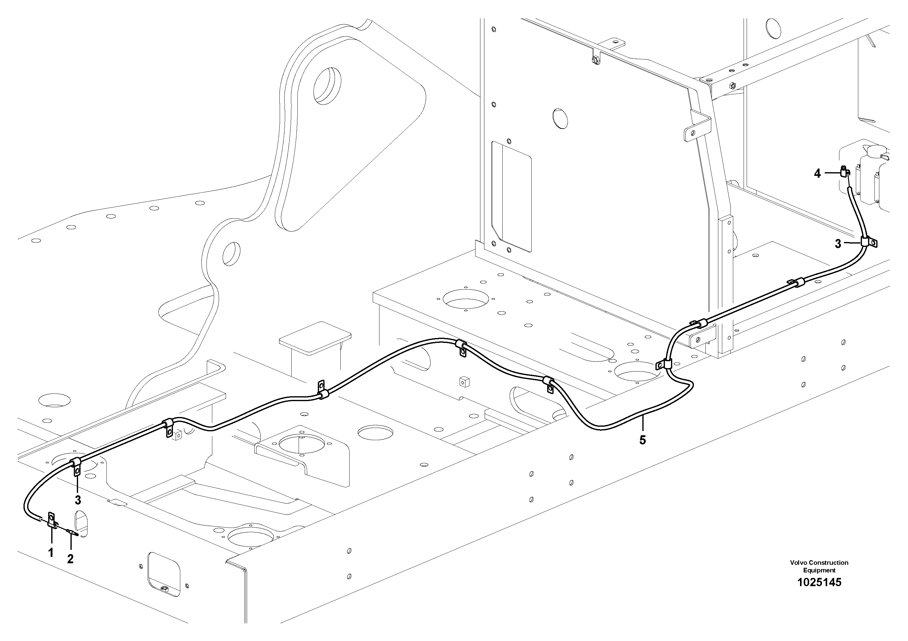Схема запчастей Volvo EC460C - 2732 Lower wiper EC460C