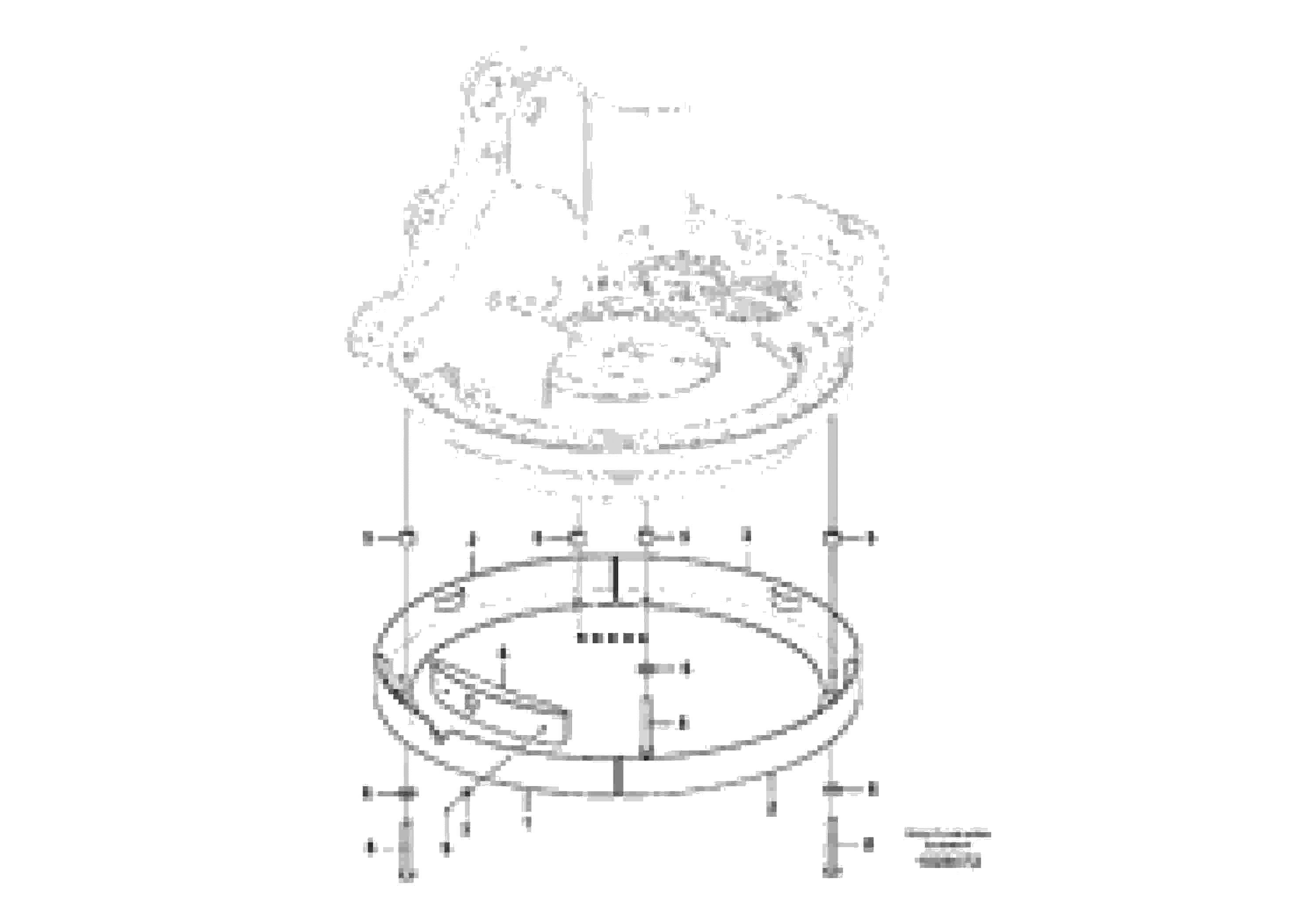 Схема запчастей Volvo EC460C - 60940 Cover, Swing gear EC460C
