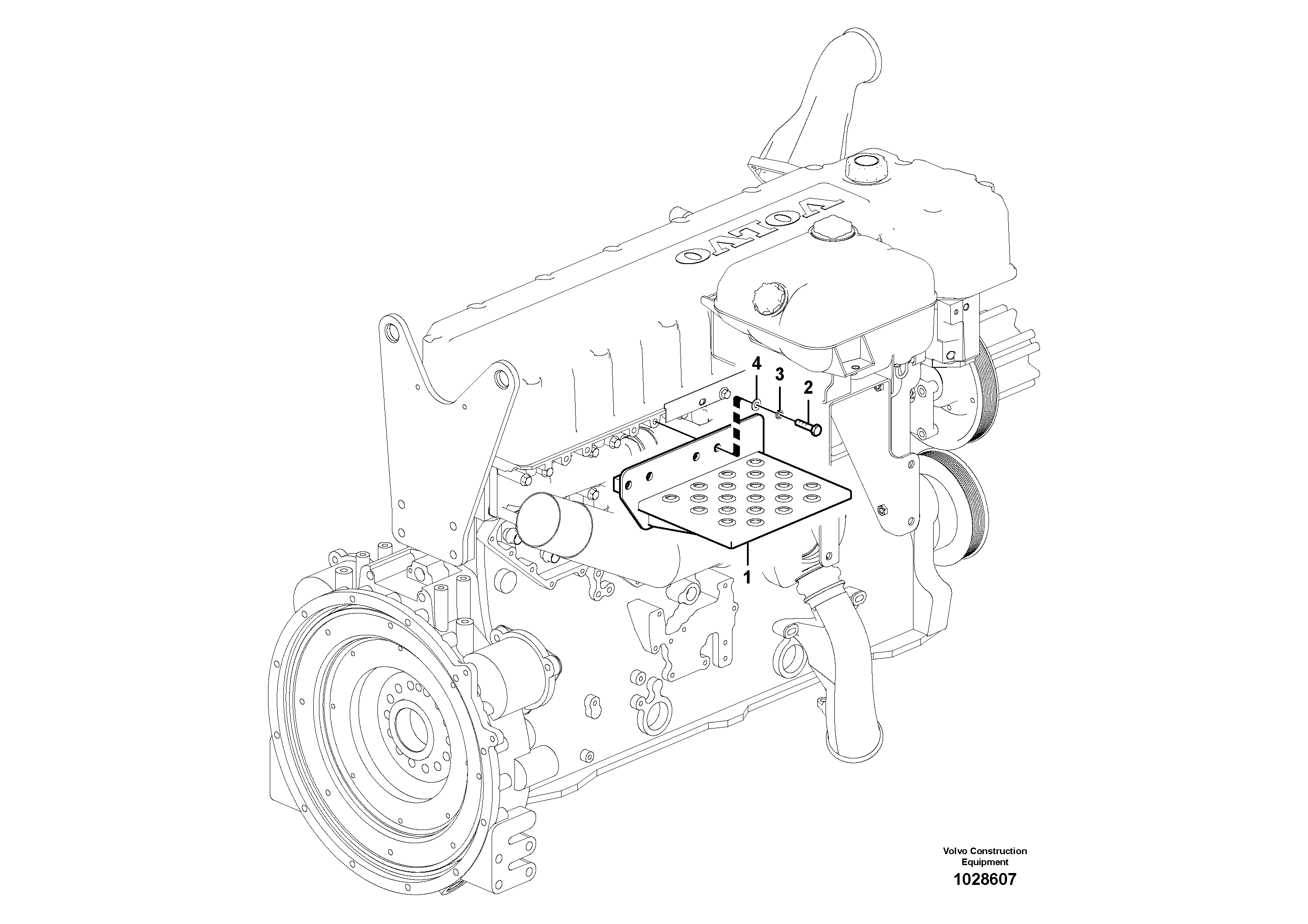 Схема запчастей Volvo EC460C - 19315 Foot Steps, Engine Room EC460C