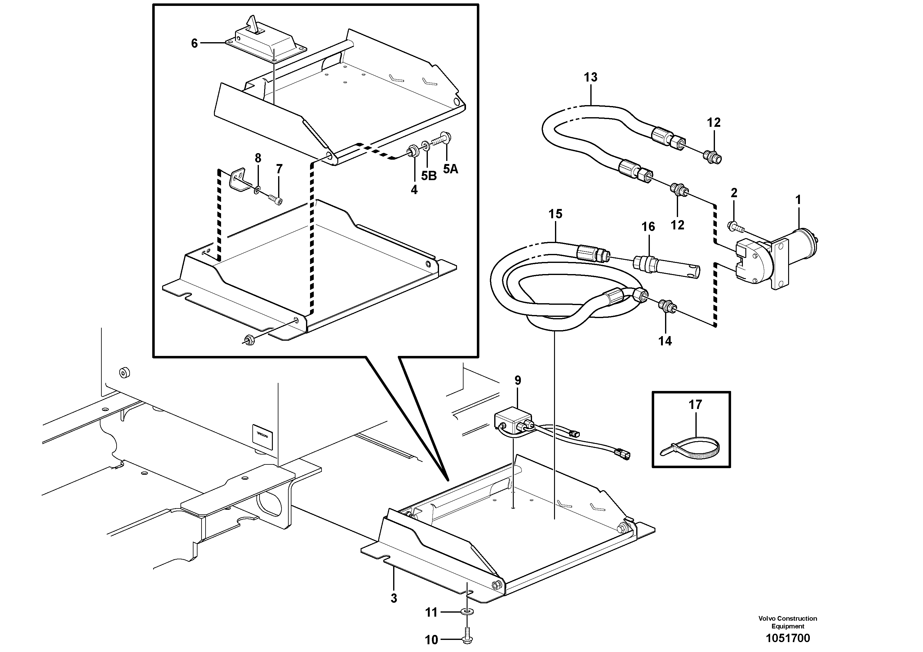 Схема запчастей Volvo EW140C - 65614 Fuel filling pump, electrical EW140C