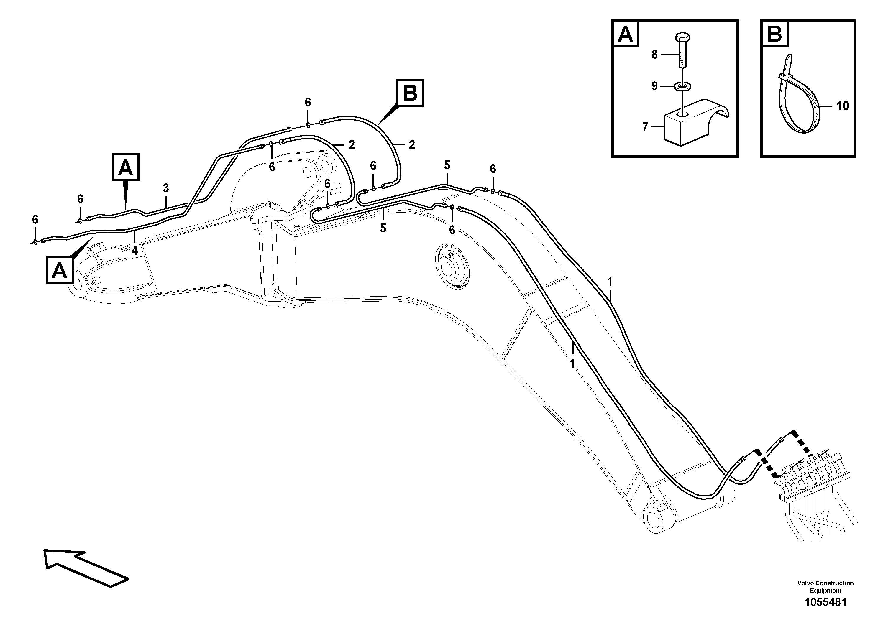Схема запчастей Volvo EW140C - 94024 Other hydraulic equipment EW140C