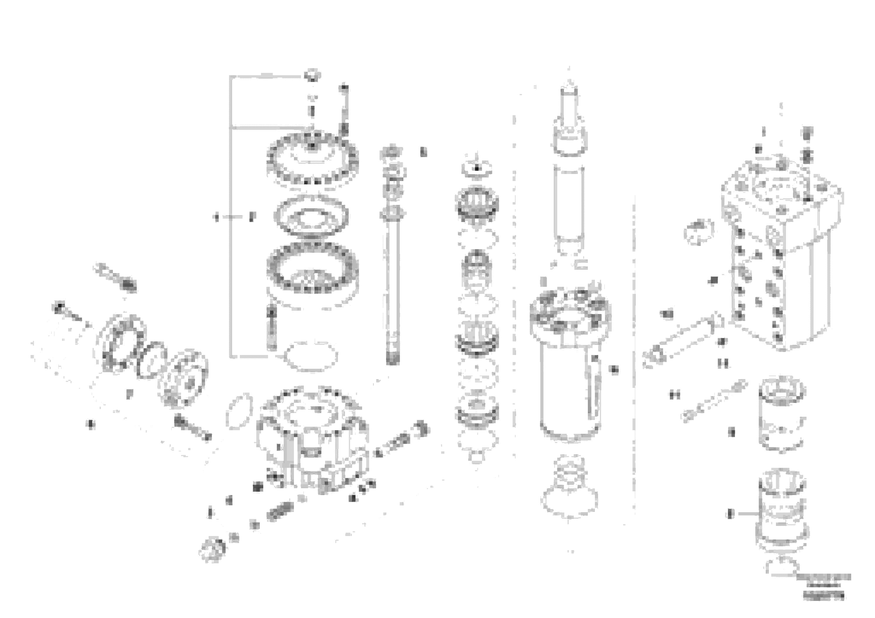 Схема запчастей Volvo EW140C - 57270 Hydraulic hammer, Accumulator ATTACHMENTS EXCAVATOR WHEELED EXCAVATORS BUCKET&HAMMER