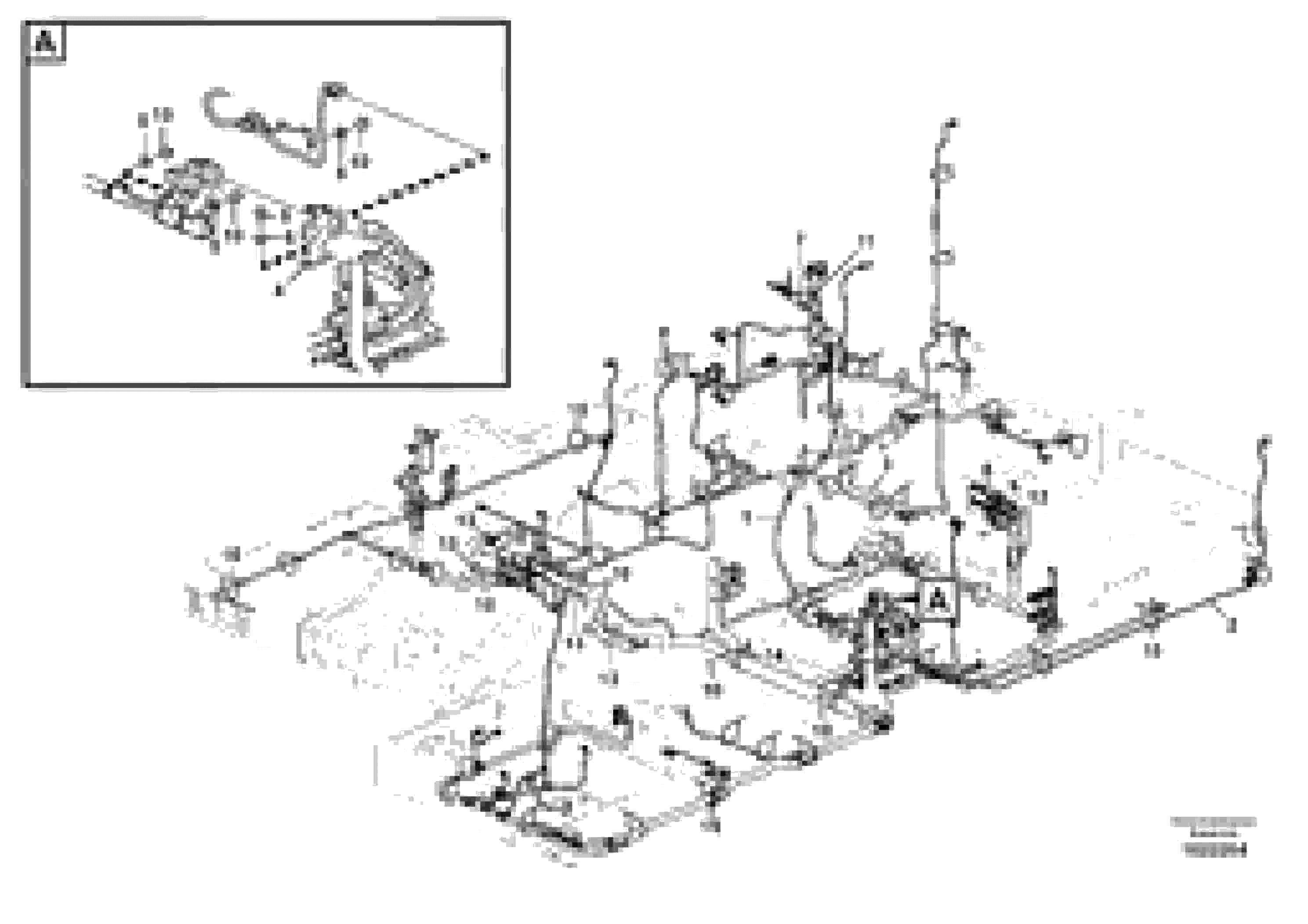 Схема запчастей Volvo EW140C - 99521 Cable and wire harness, main EW140C