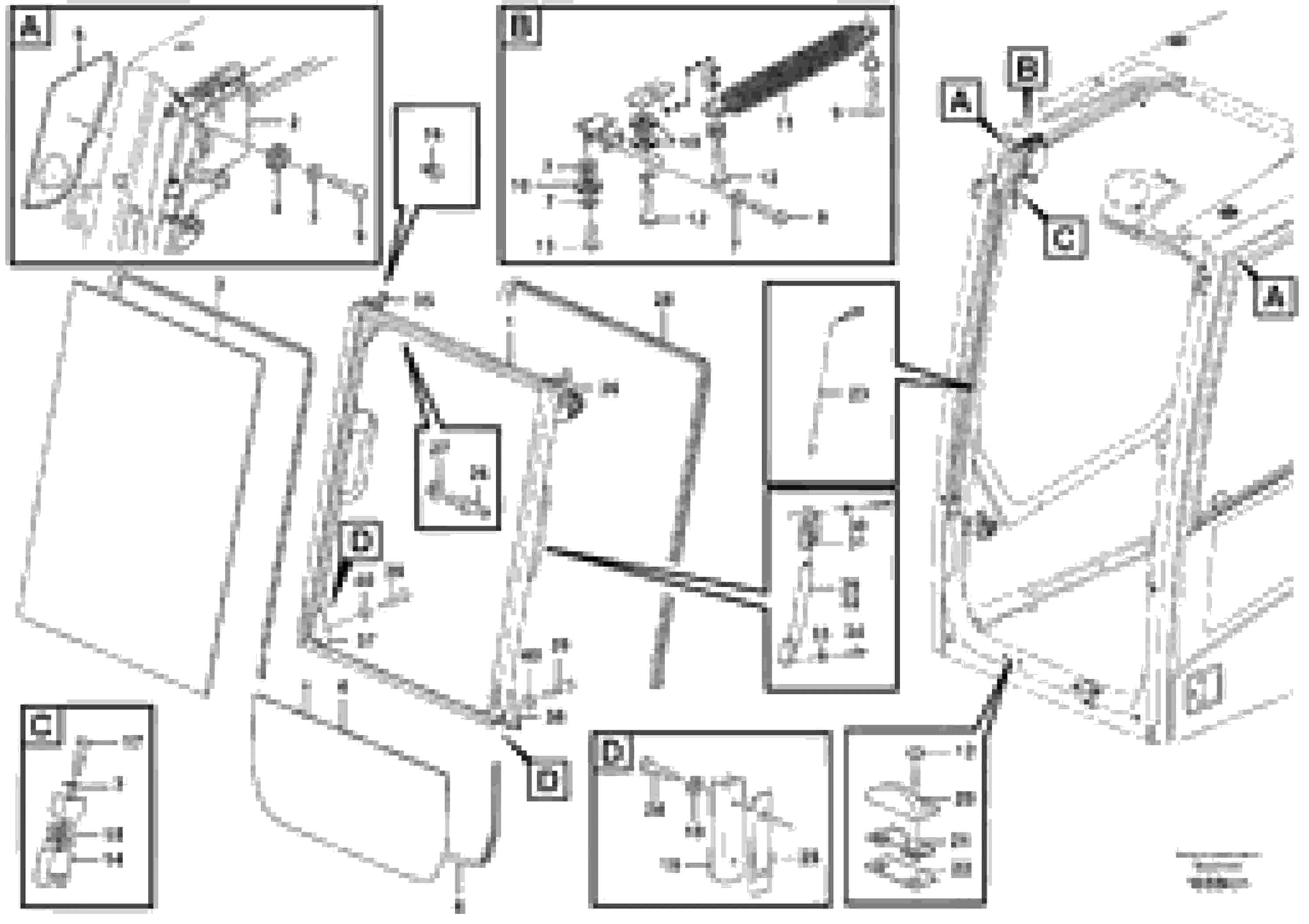 Схема запчастей Volvo EW160C - 78014 Front window EW160C