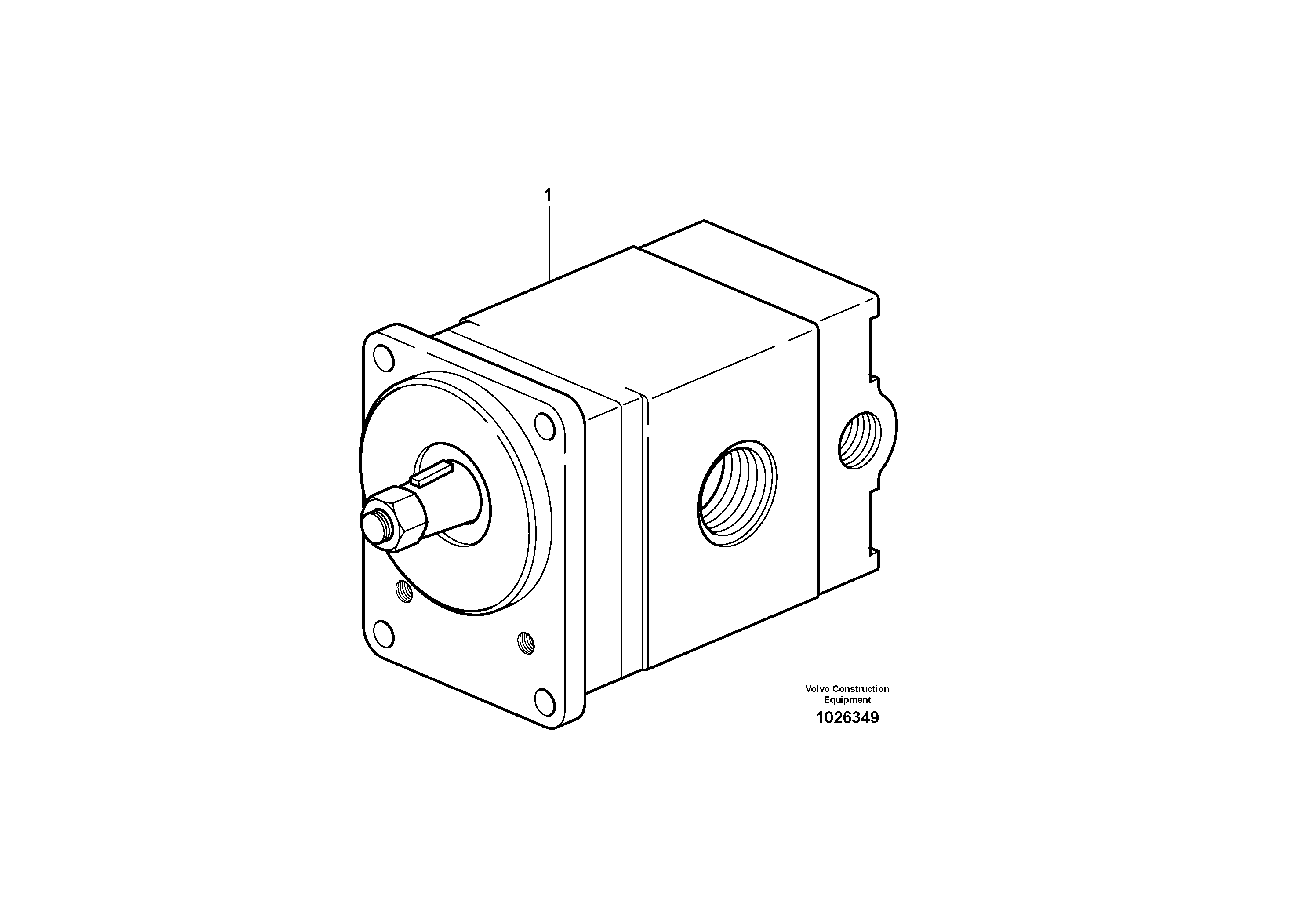 Схема запчастей Volvo EW160C - 83454 Гидромотор EW160C