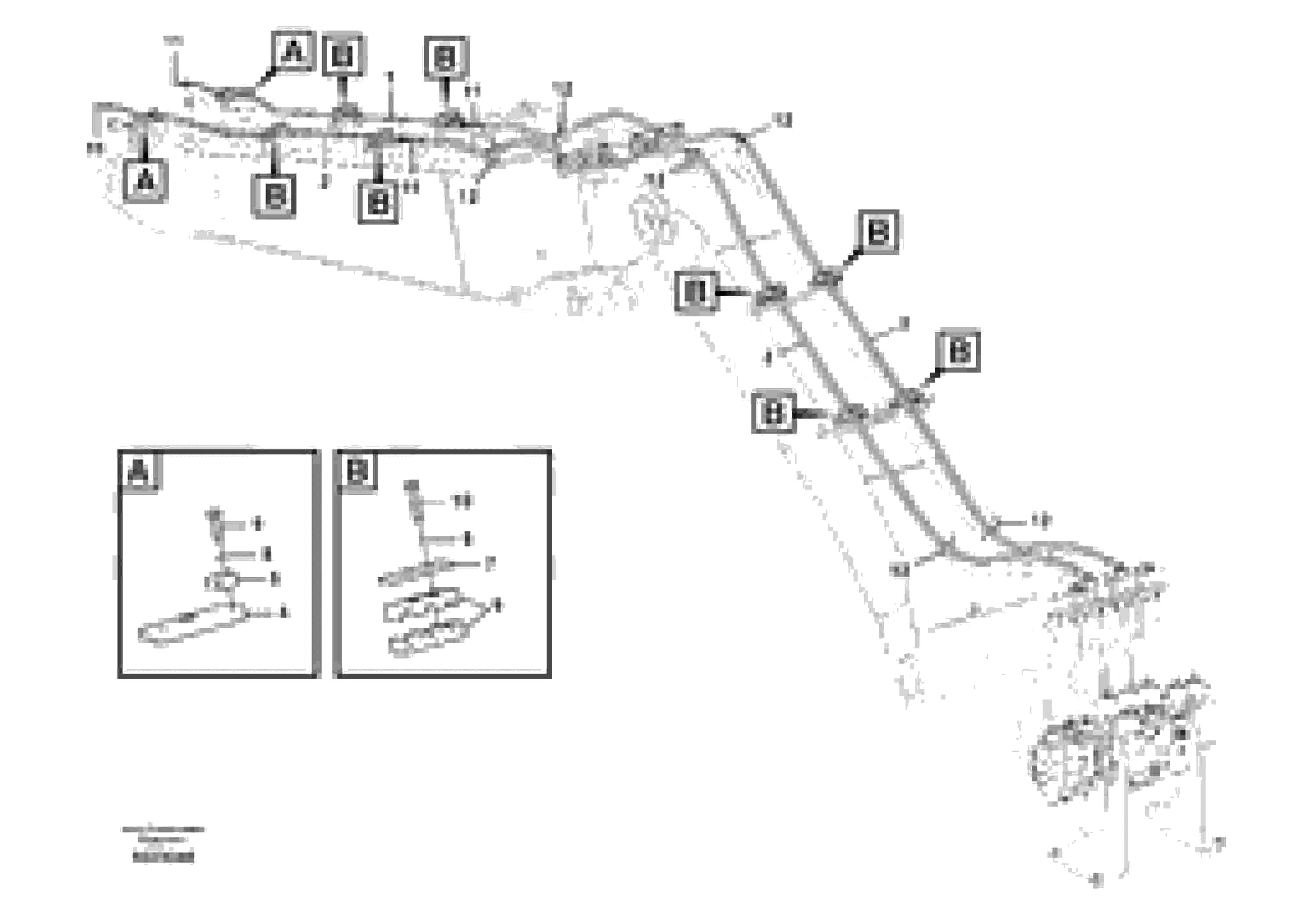 Схема запчастей Volvo EW160C - 101316 Working hydraulic, quick fit on boom EW160C
