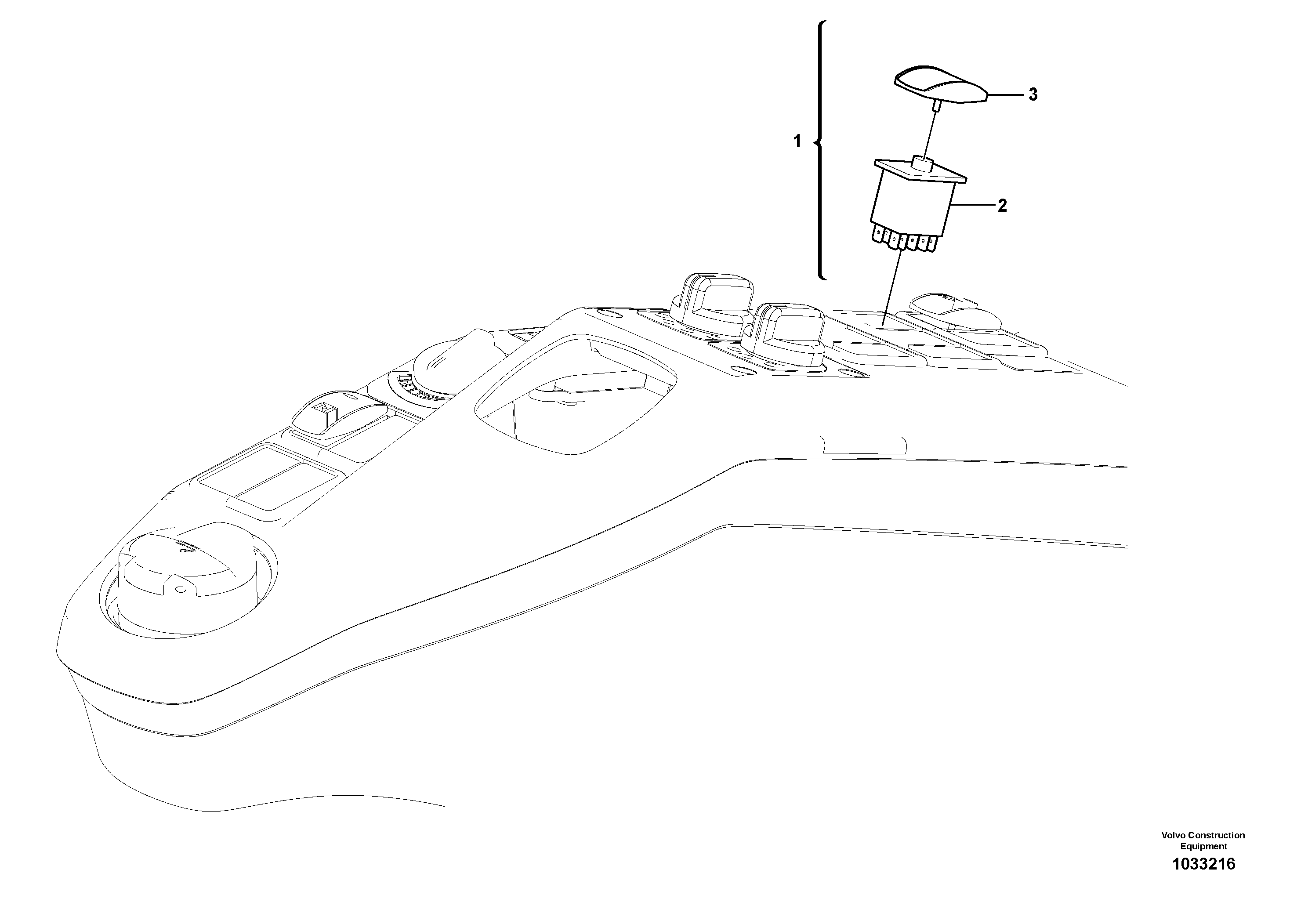 Схема запчастей Volvo EW160C - 89422 Переключатель EW160C