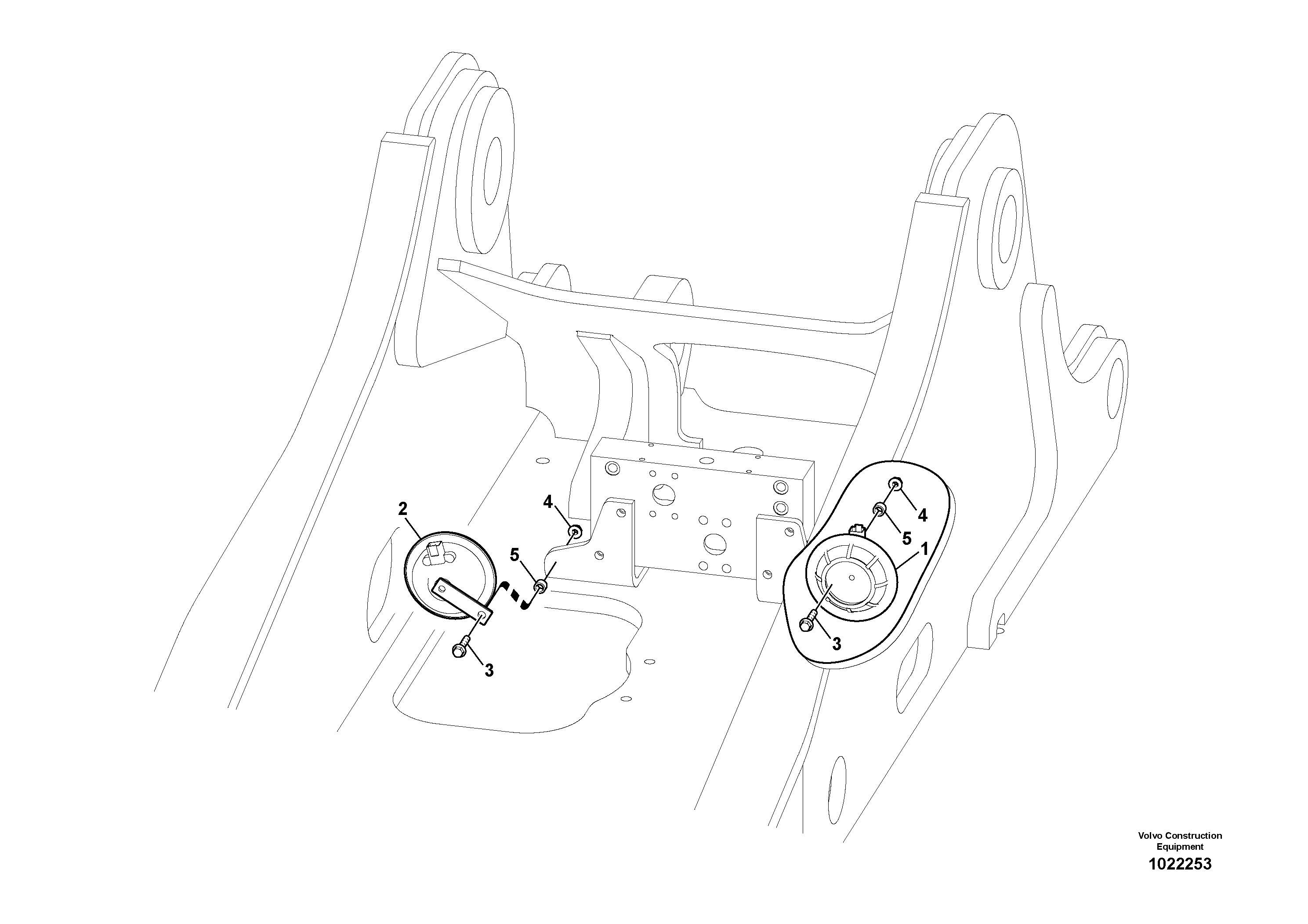 Схема запчастей Volvo EW180C - 82115 Horn EW180C