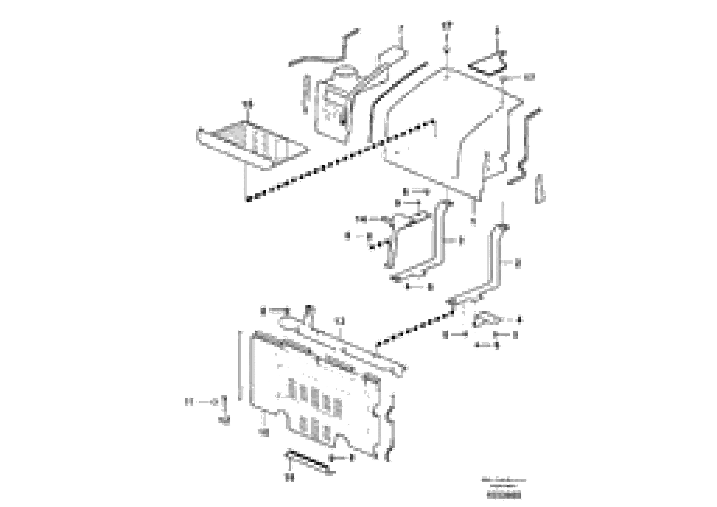 Схема запчастей Volvo EW210C - 89707 Instrument panel, radio panel EW210C
