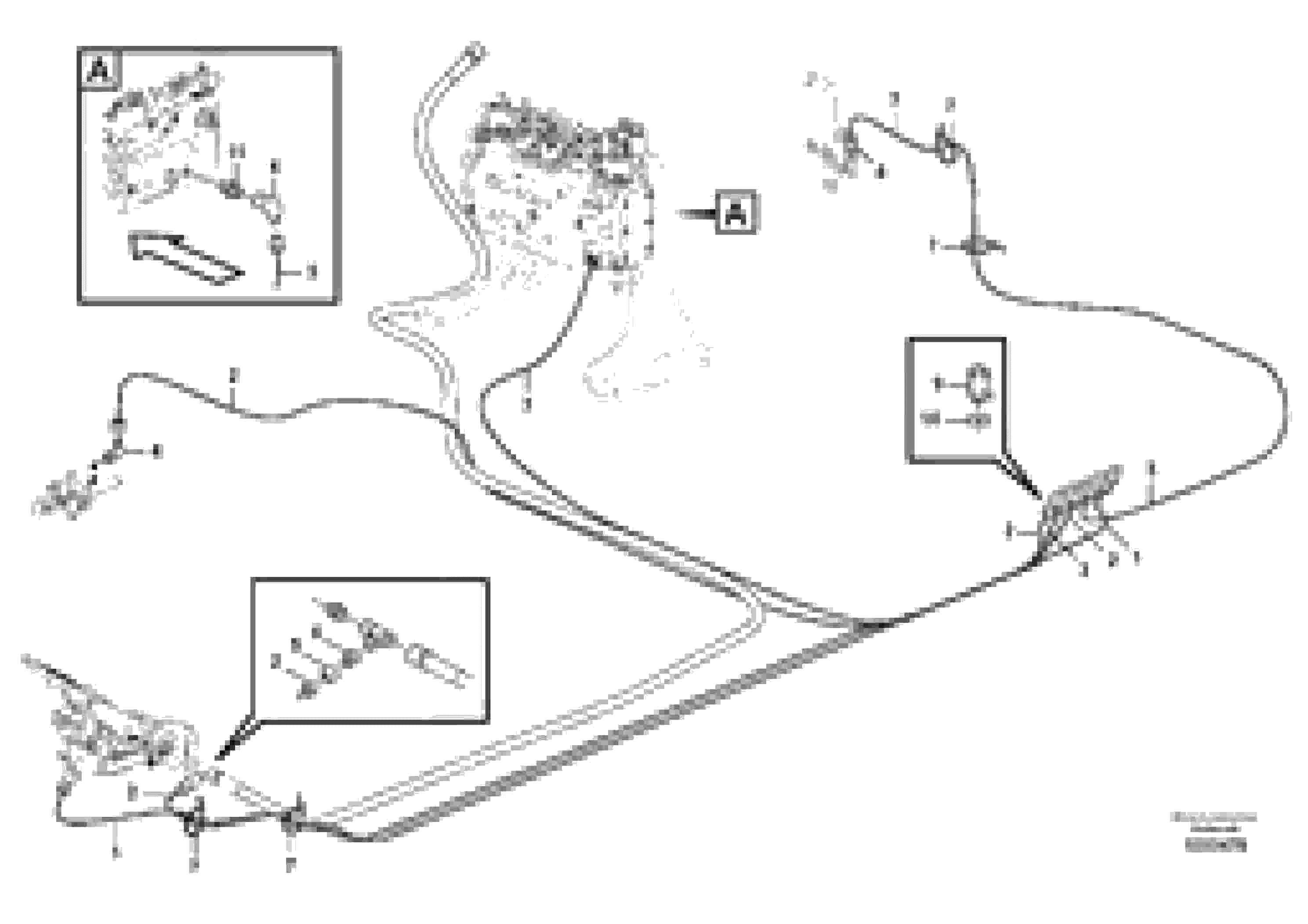 Схема запчастей Volvo EW210C - 82773 Servo hydraulics, Testing sleeve EW210C