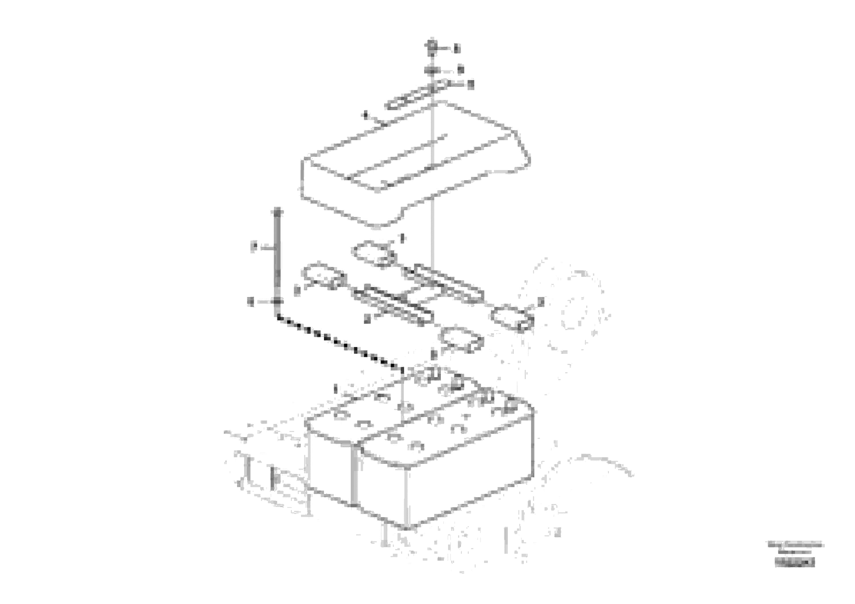 Схема запчастей Volvo EW210C - 85052 Battery with assembling details EW210C