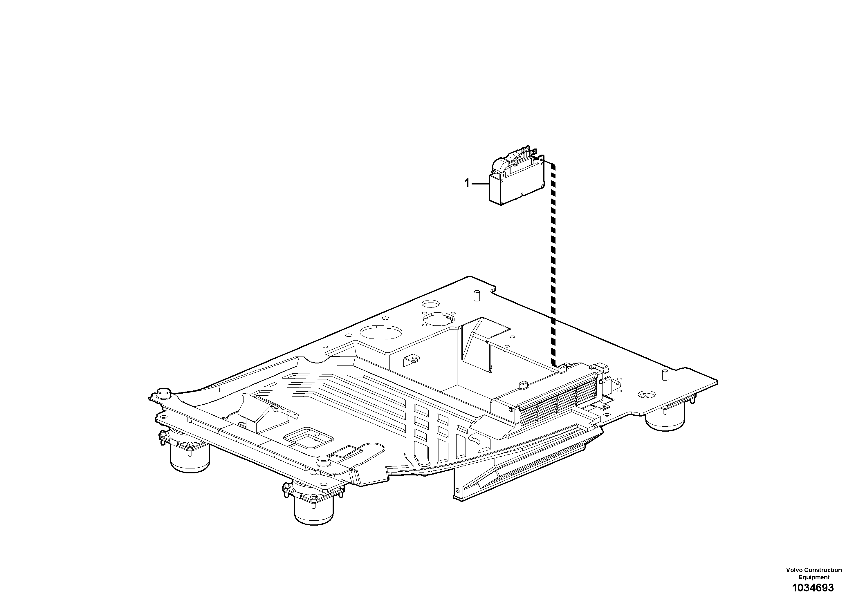 Схема запчастей Volvo EW210C - 97439 Electronic unit EW210C