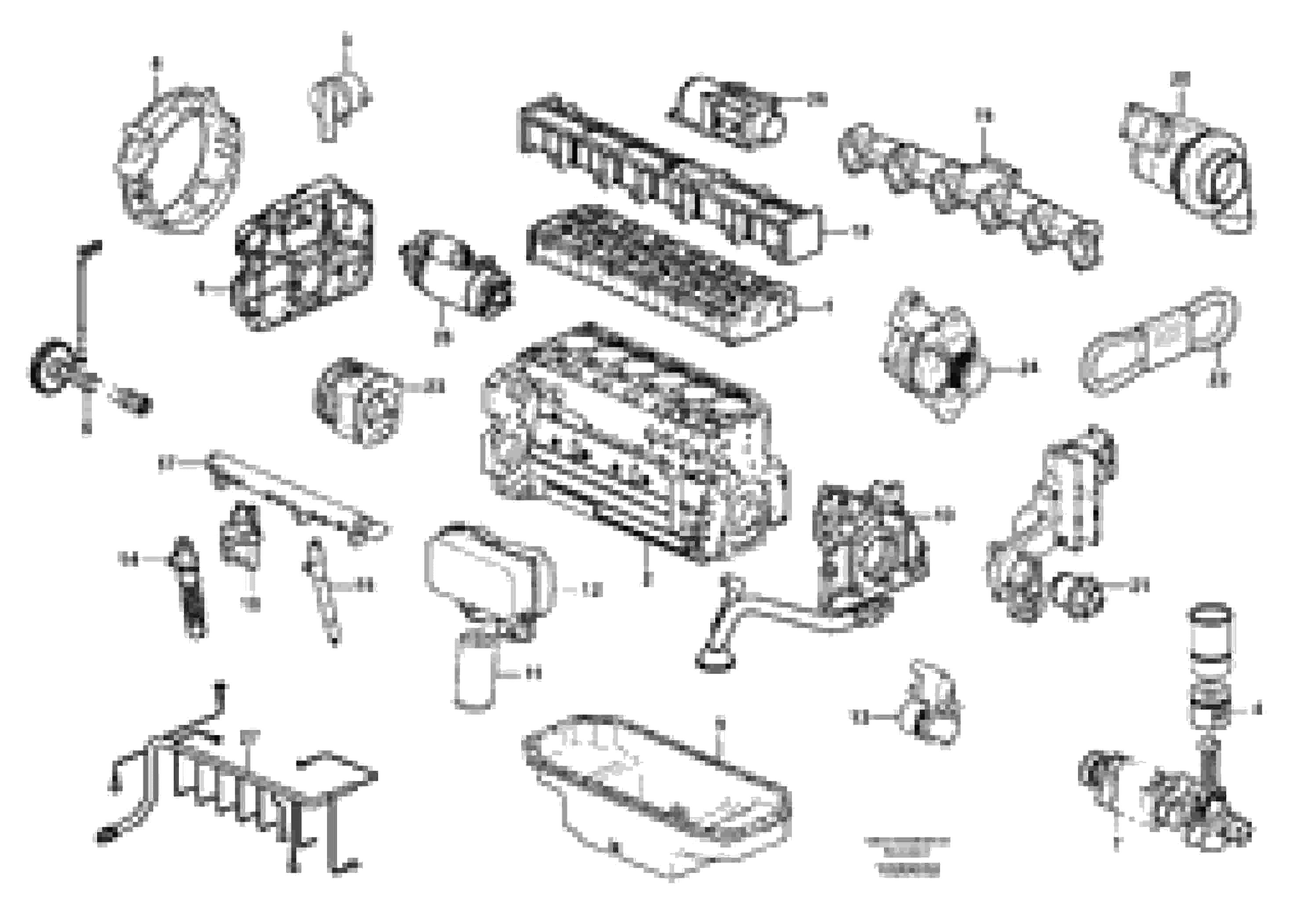 Схема запчастей Volvo EC290C - 26308 Двигатель в сборе EC290C