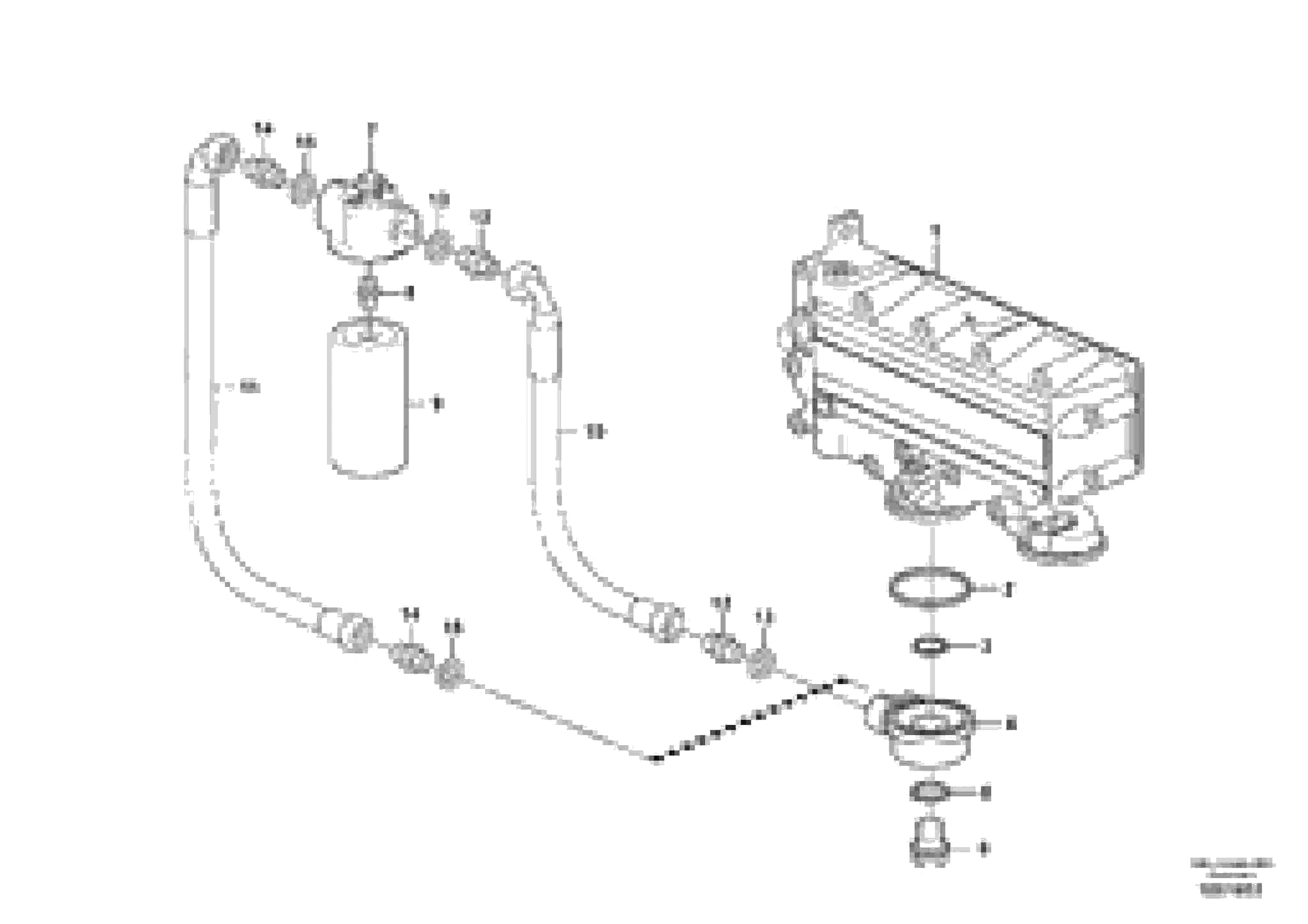 Схема запчастей Volvo EC290C - 54360 Фильтр масляный EC290C
