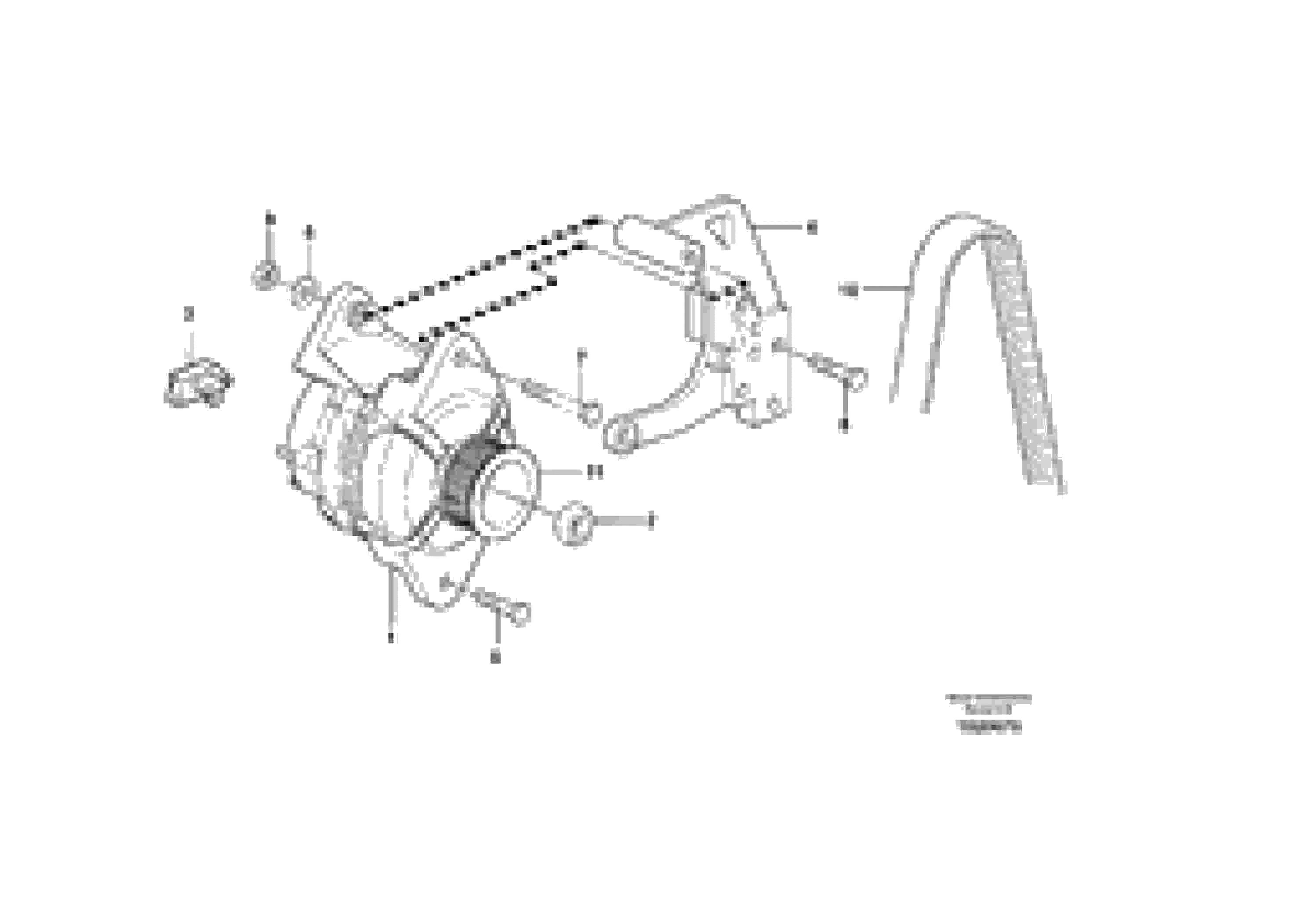 Схема запчастей Volvo EC180C - 103993 Alternator with assembling details EC180C