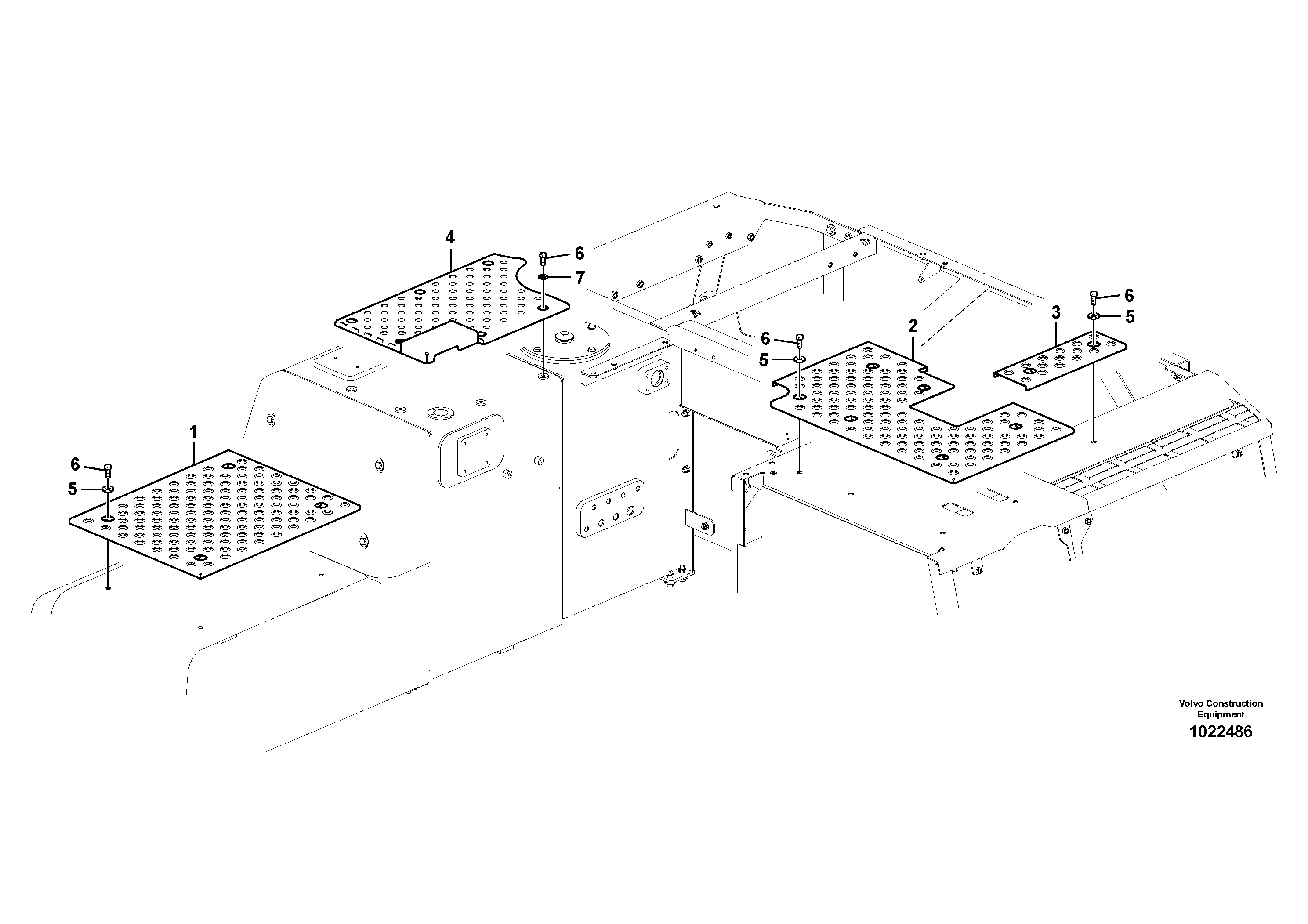 Схема запчастей Volvo EC180C - 25226 Anti slip EC180C