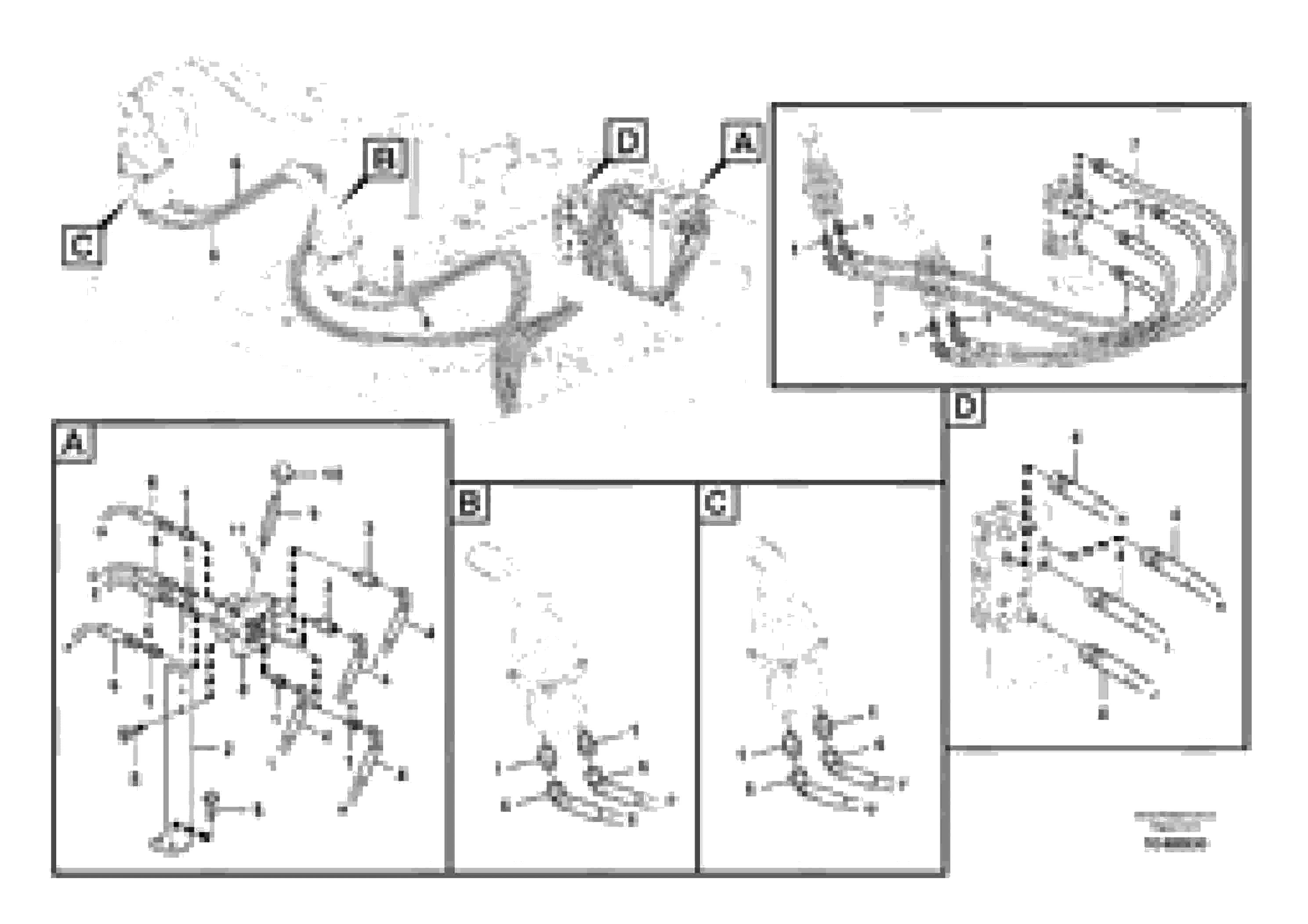 Схема запчастей Volvo EC180C - 60734 Servo system, changing lever function EC180C