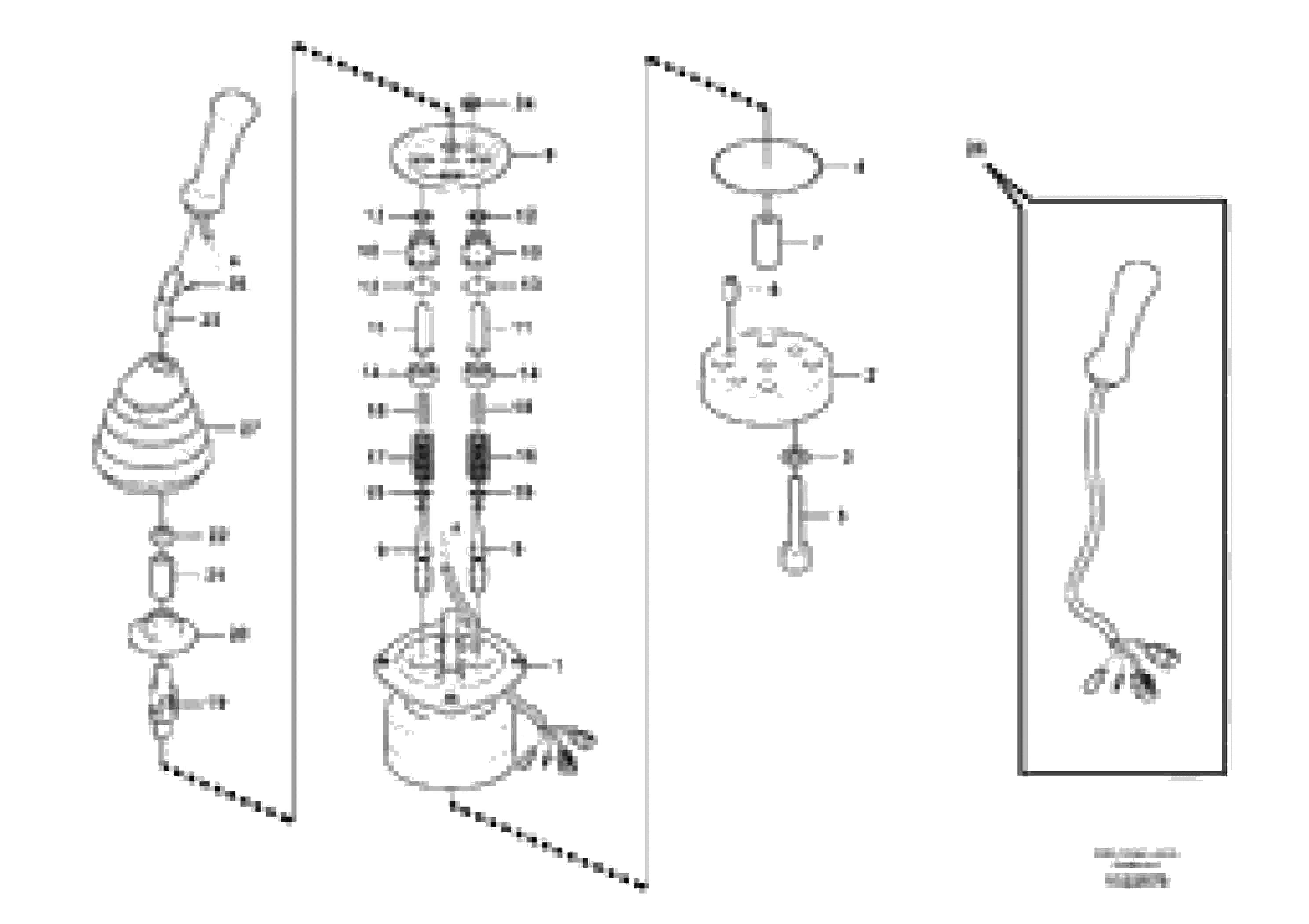 Схема запчастей Volvo EC180C - 63452 Servo system, remote control valve EC180C