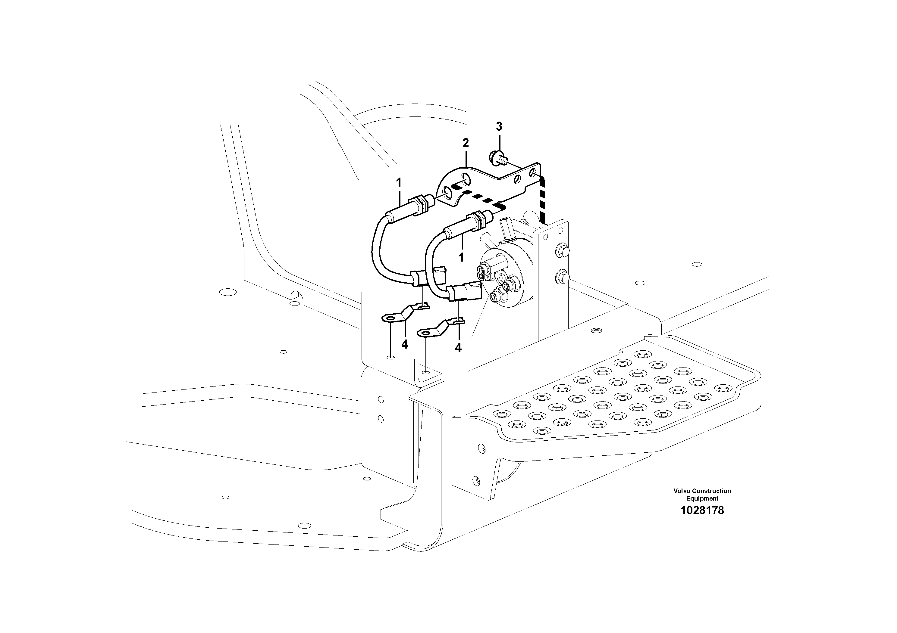 Схема запчастей Volvo ECR145C - 71127 Electrical sensor ECR145C