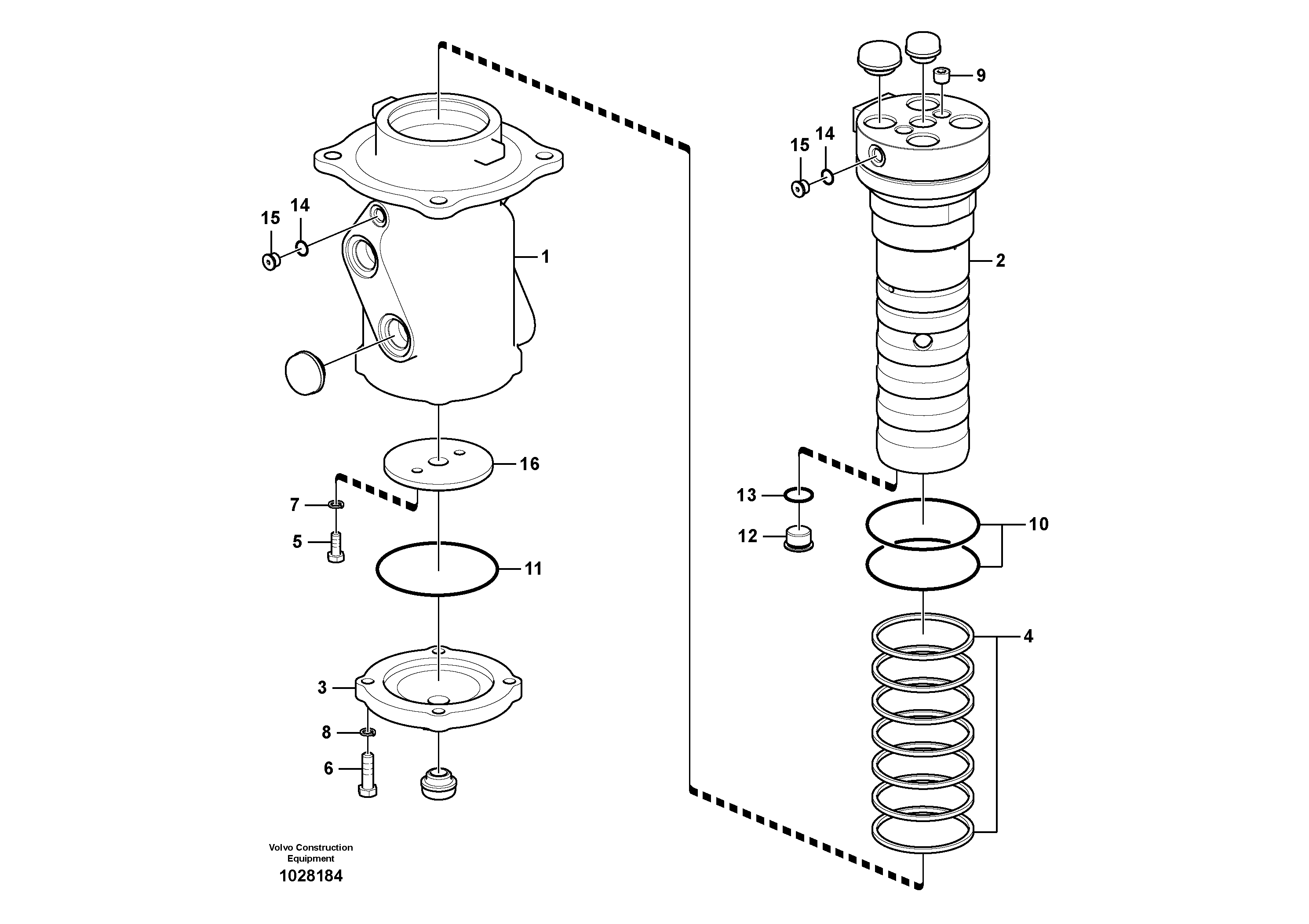 Схема запчастей Volvo ECR235C - 17120 Шарнир поворотный ECR235C
